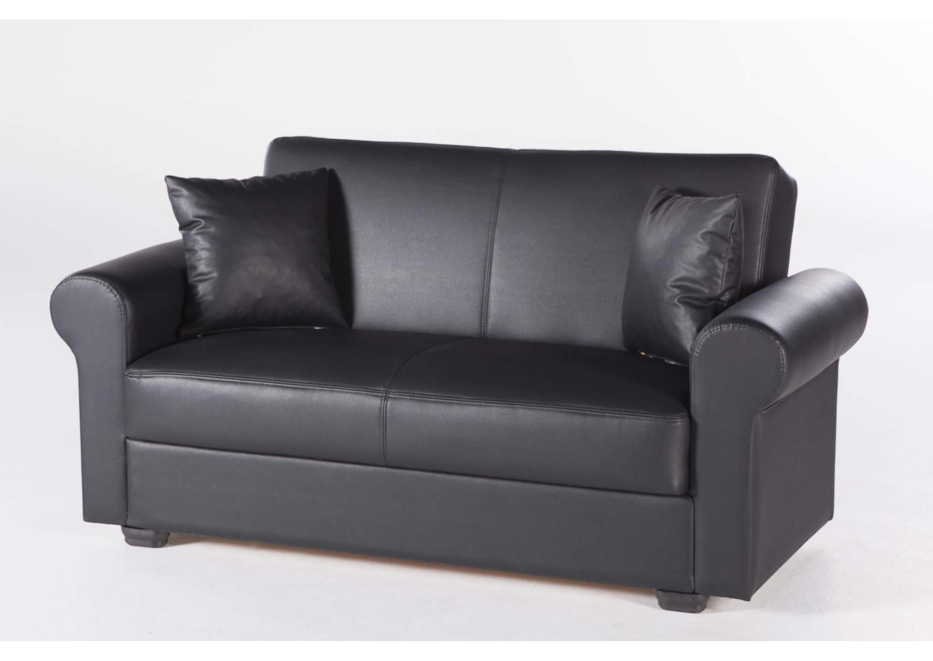 FLORIS LOVE SEAT - SANTA GLORY BLACK - 2 PIECES image 4