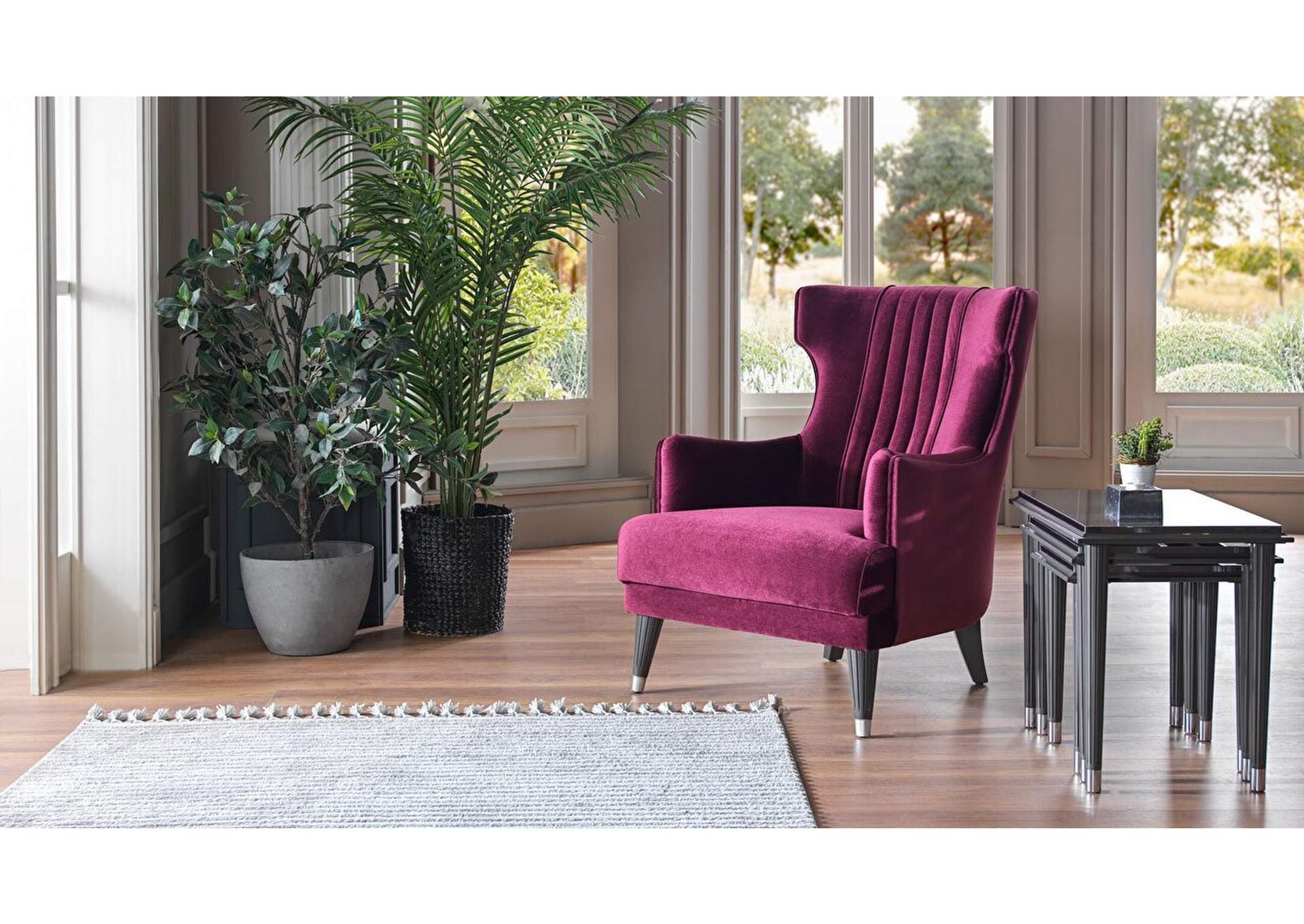 GRAVITA LOVE SEAT - DEREN ANTHRACITE - 3 PIECES image 1