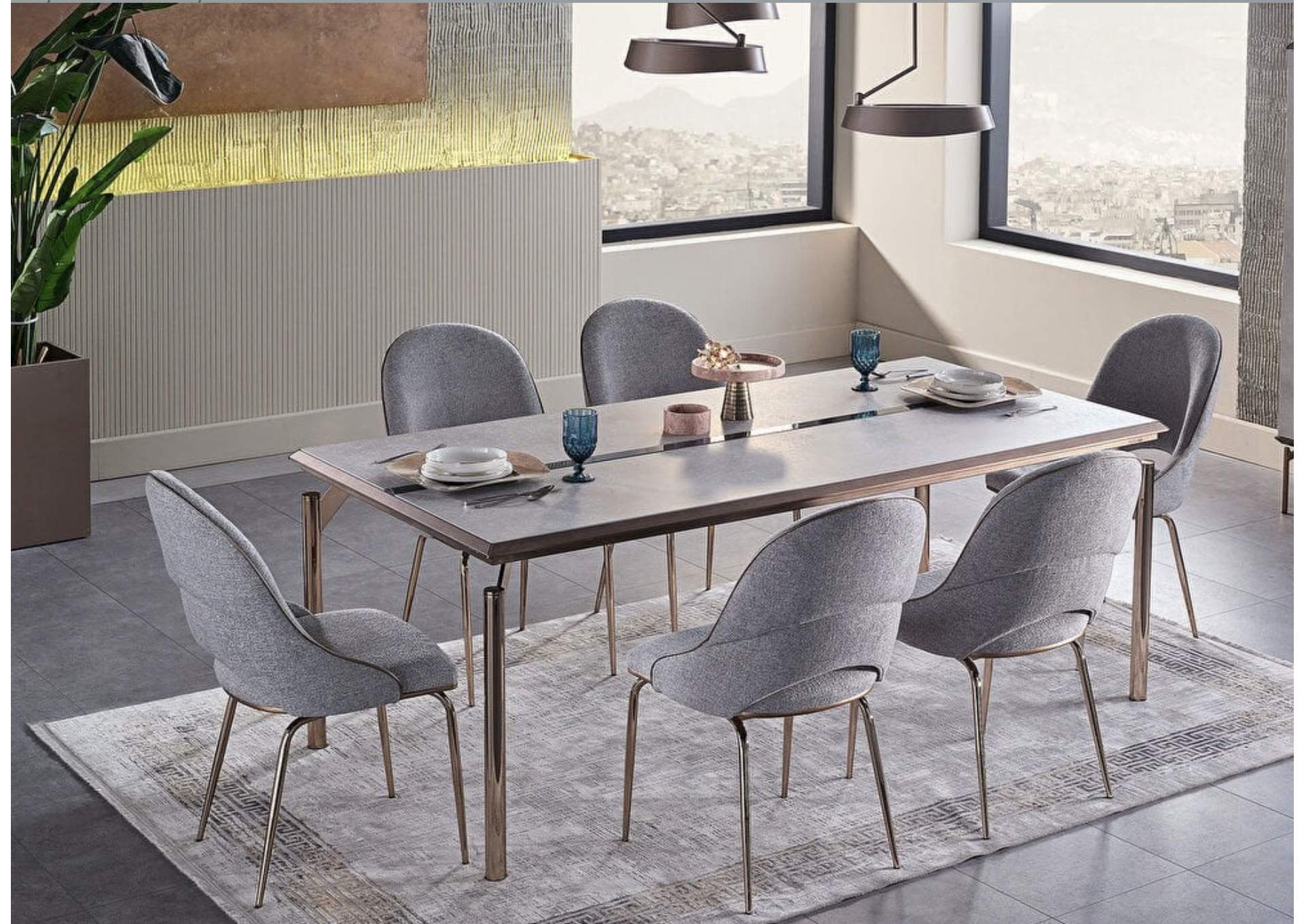 HAVANA DINING TABLE - HAVN TAS GRAYI PRD image 1