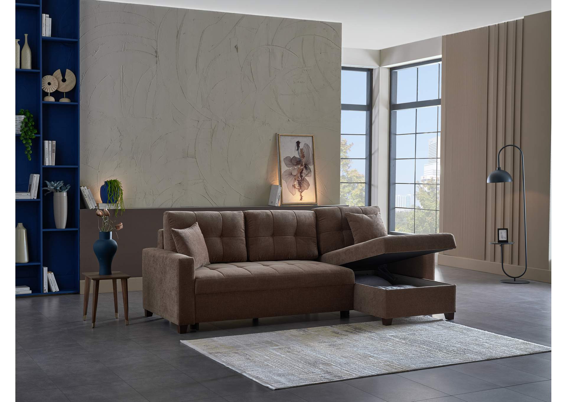 IVY SECTIONAL - KOOPSI BASIC BROWN - 3 PIECES image 5