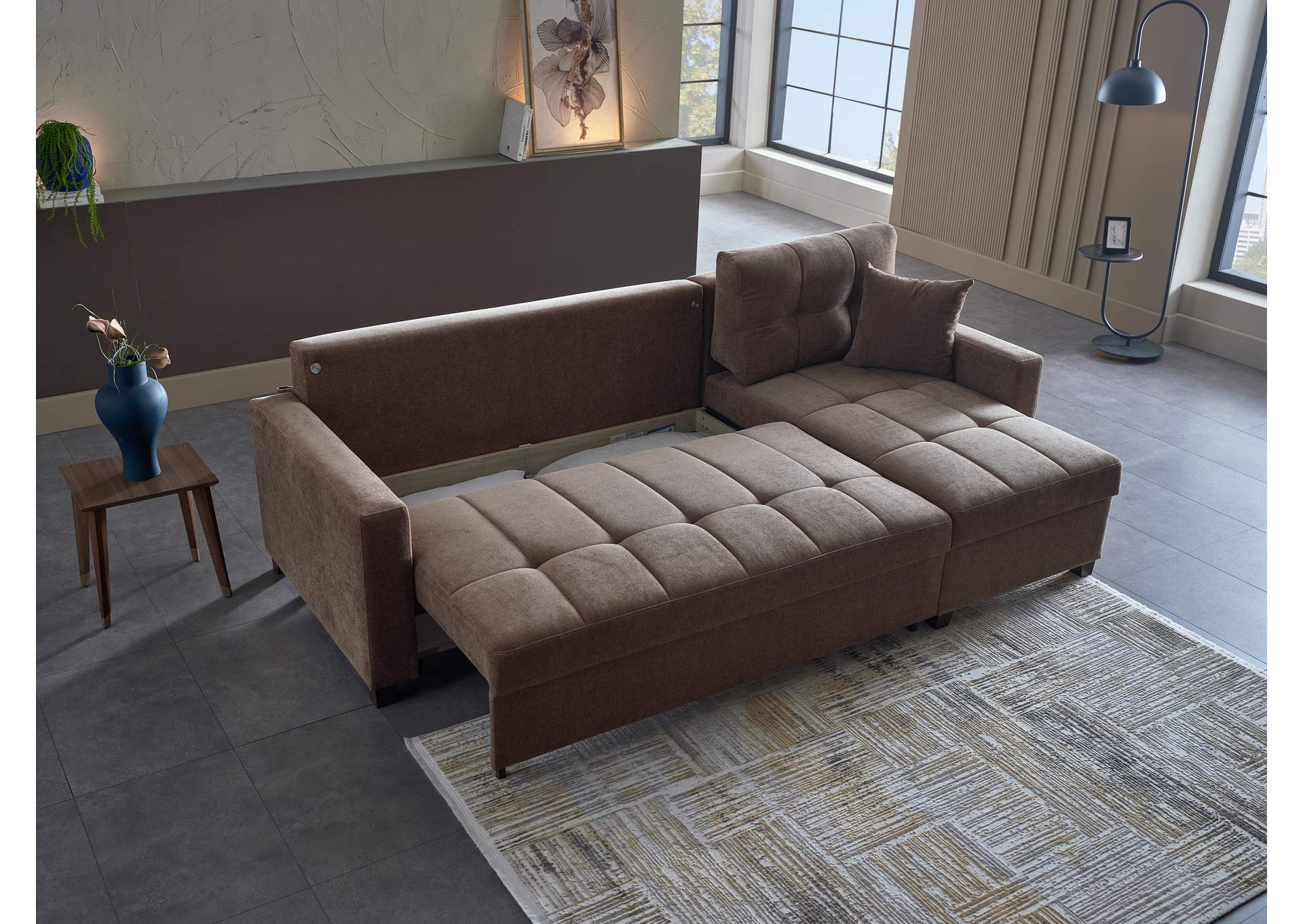 IVY SECTIONAL - KOOPSI BASIC BROWN - 3 PIECES image 7