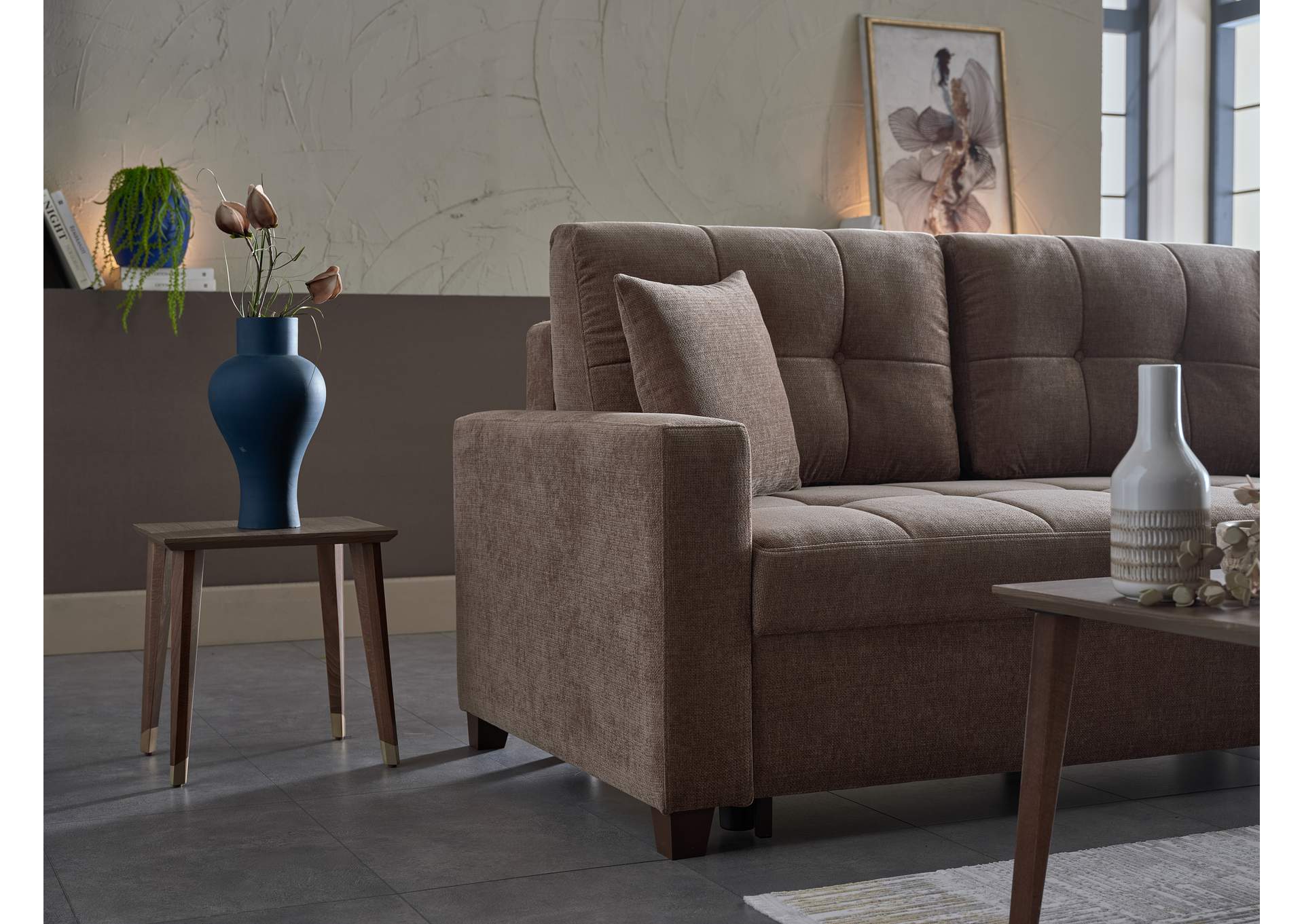 IVY SECTIONAL - KOOPSI BASIC BROWN - 3 PIECES image 8