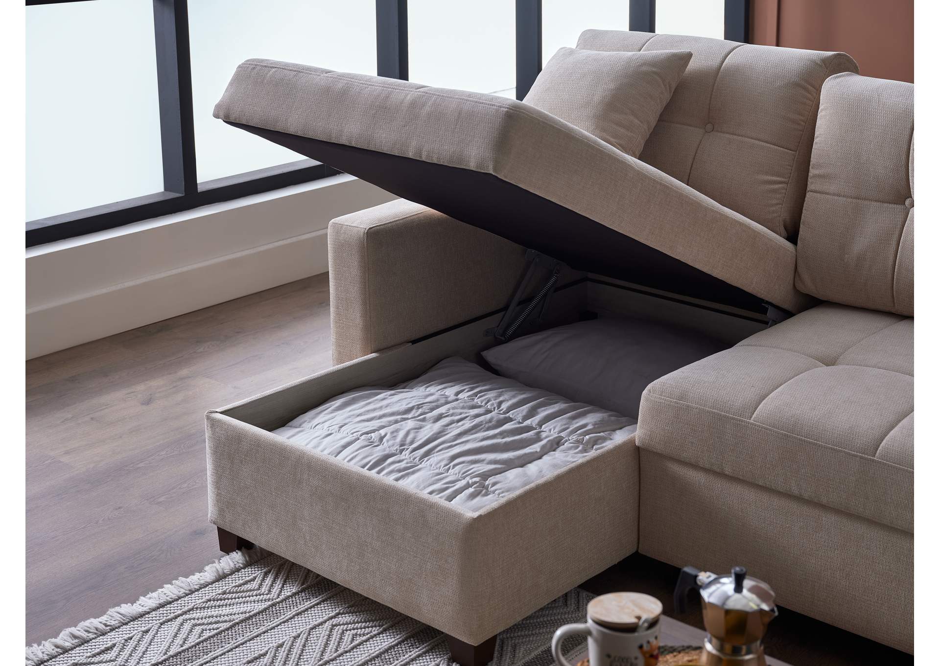 IVY SECTIONAL - KOOPSI BASIC BEIGE - 3 PIECES image 13