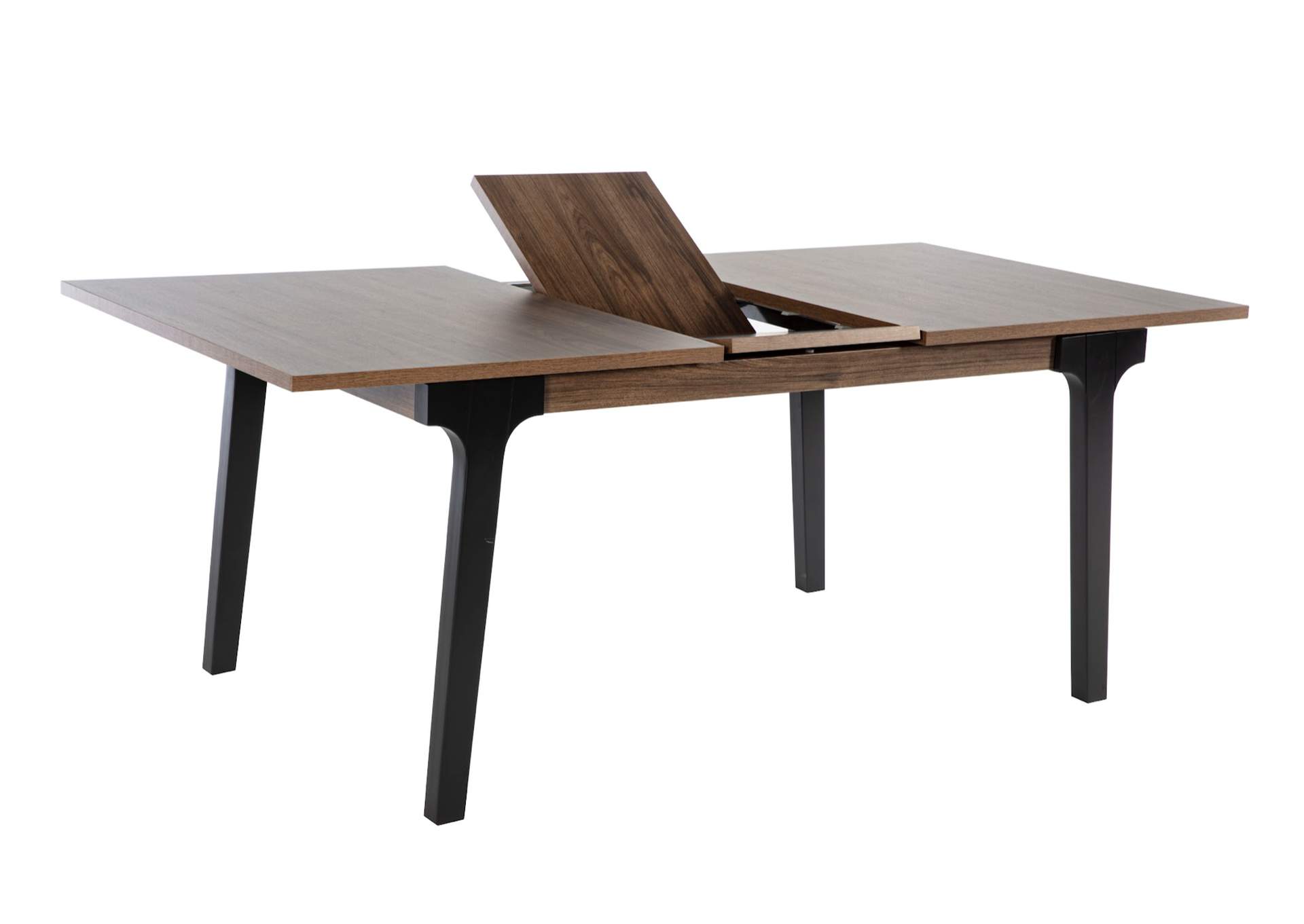 KENNEDY EXPANDABLE DINING TABLE - L WALNUT - 2 PIECES image 3