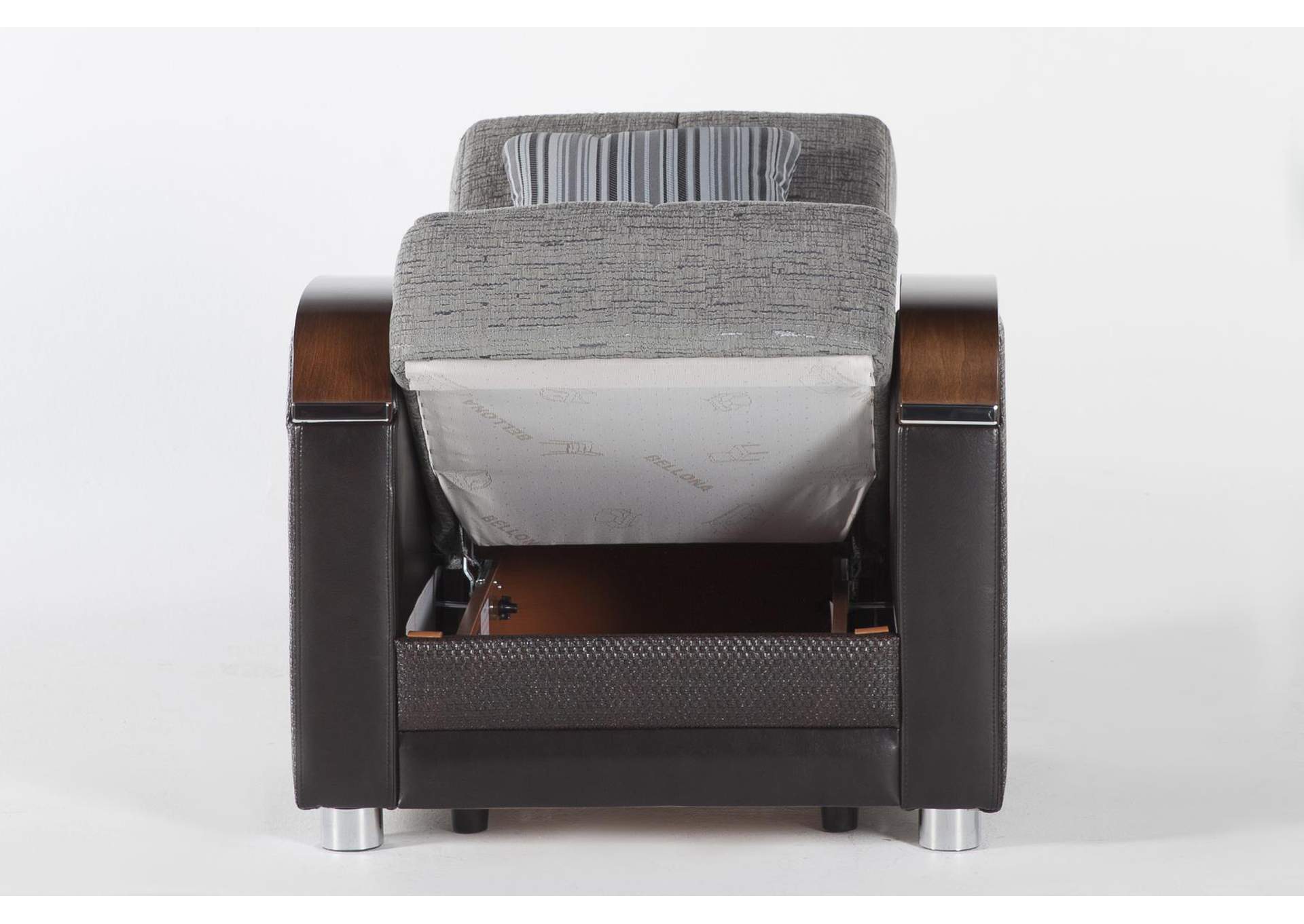 LUNA ARMCHAIR SLEEPER - FULYA GRAY - 2 PIECES image 1