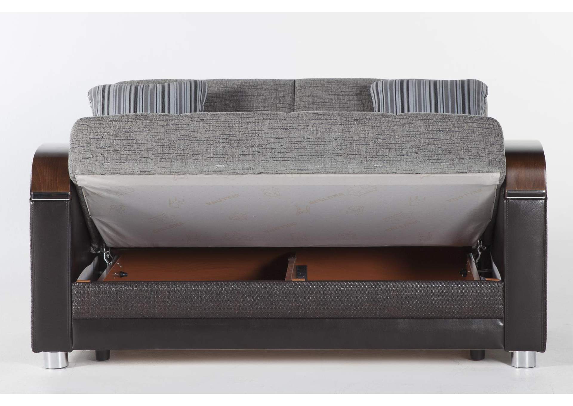 LUNA LOVE SEAT SLEEPER - FULYA GRAY - 2 PIECES image 1