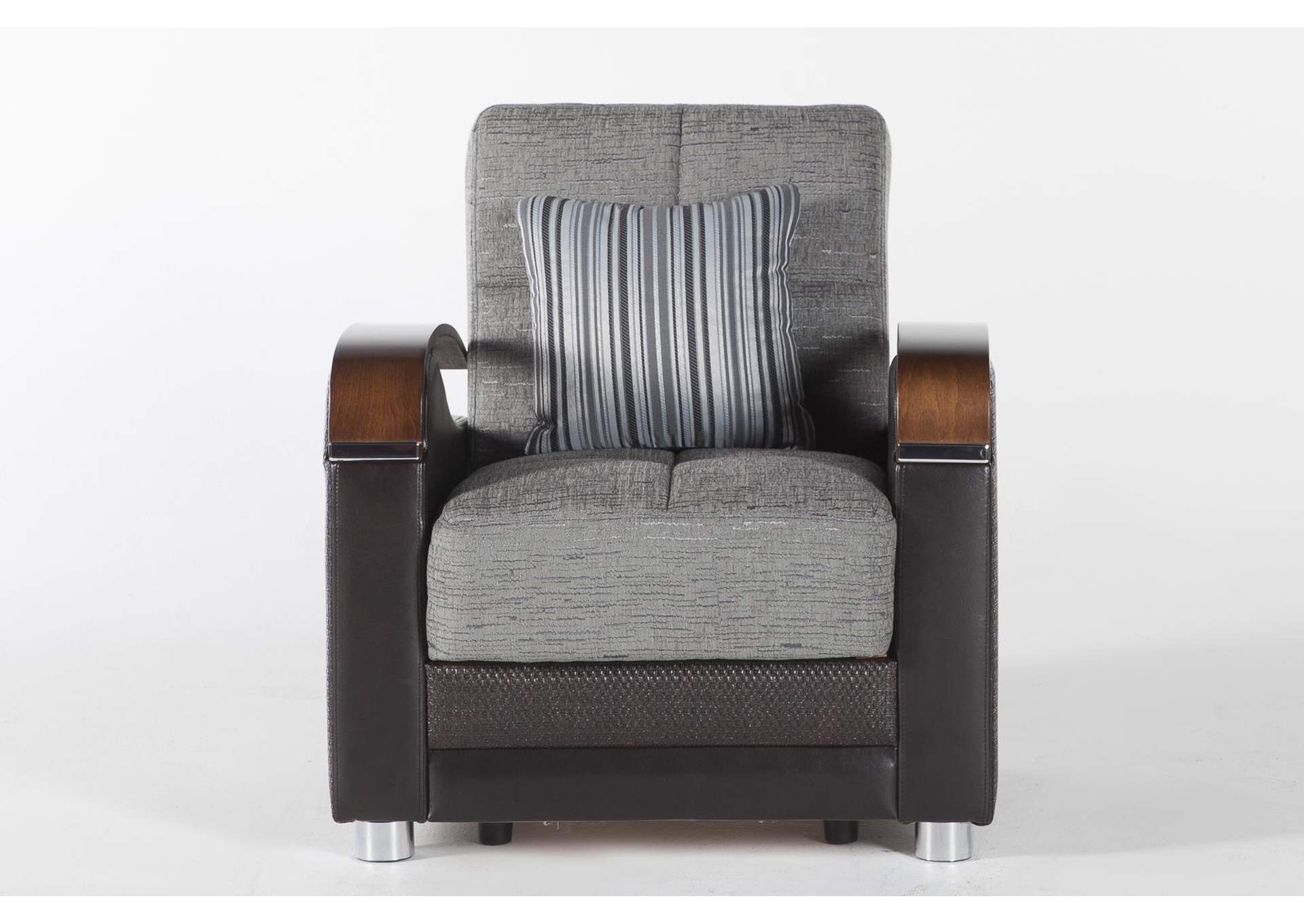 LUNA ARMCHAIR SLEEPER - FULYA GRAY - 2 PIECES image 4