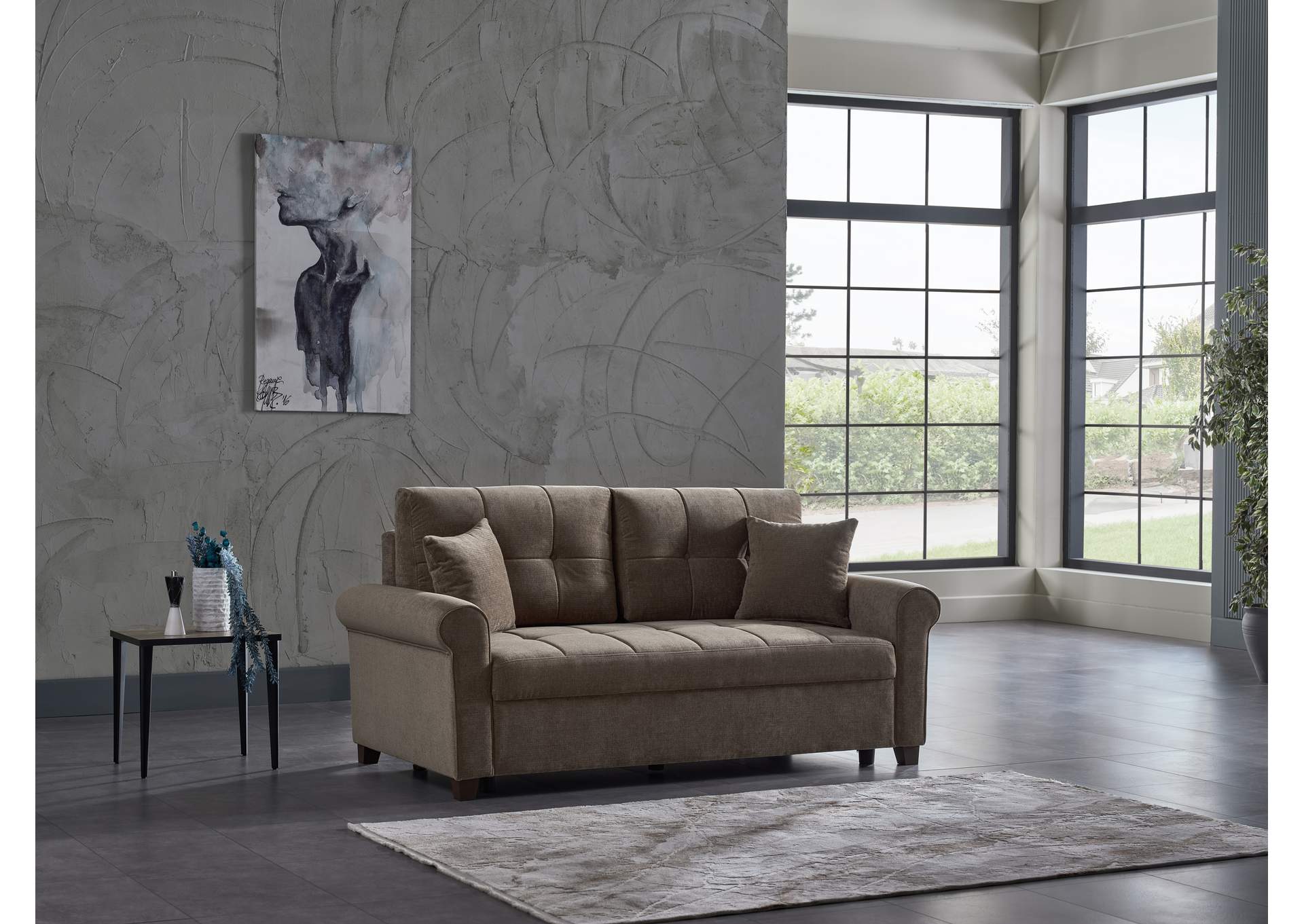 MOCCA P KOL LOVESEAT STATIONARY - KOOPSI BROWN 614 image 4