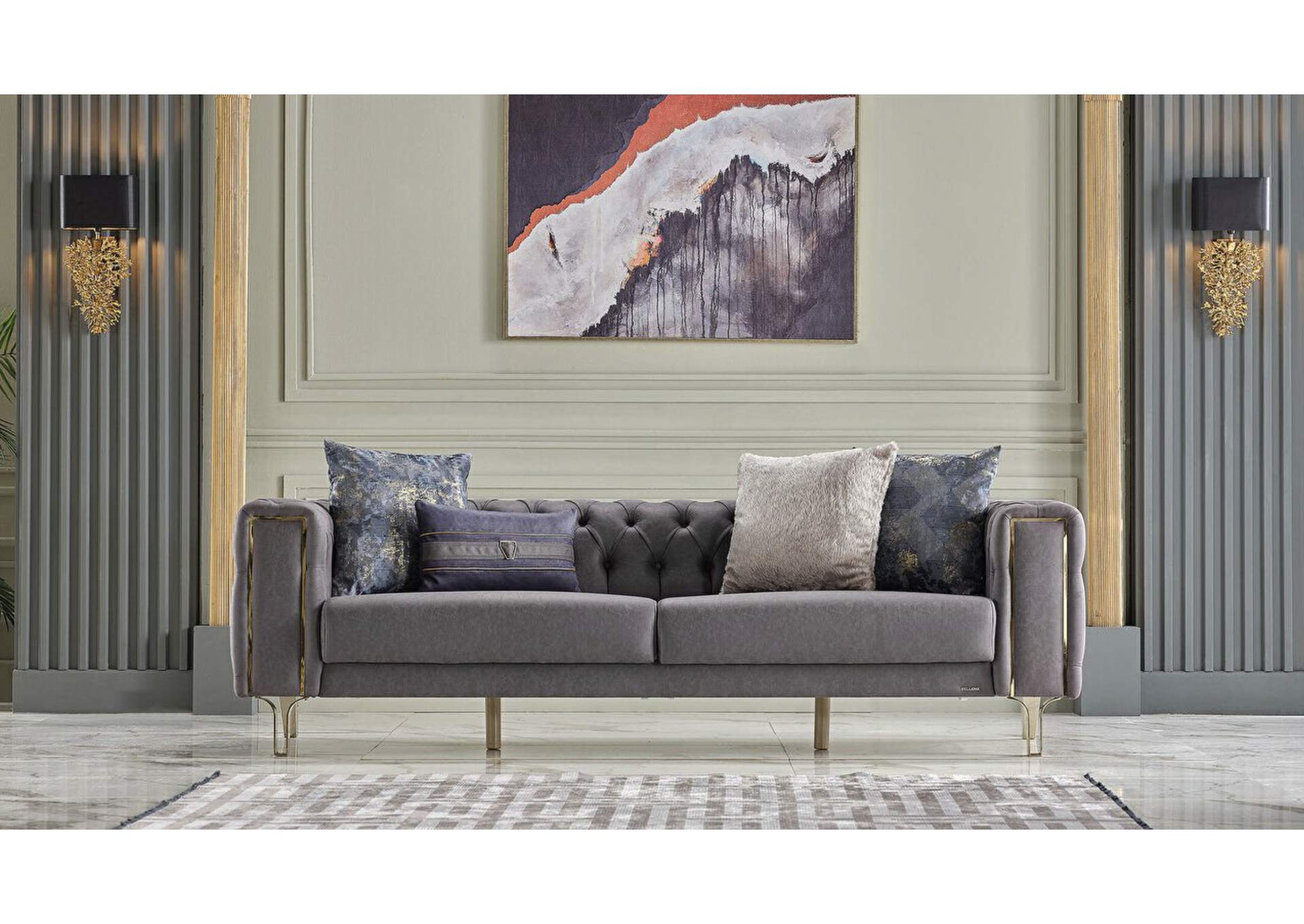 MONTEGO 3 SEAT SLEEPER - DARK ANTHRACHITE - 2 PIECES image 3