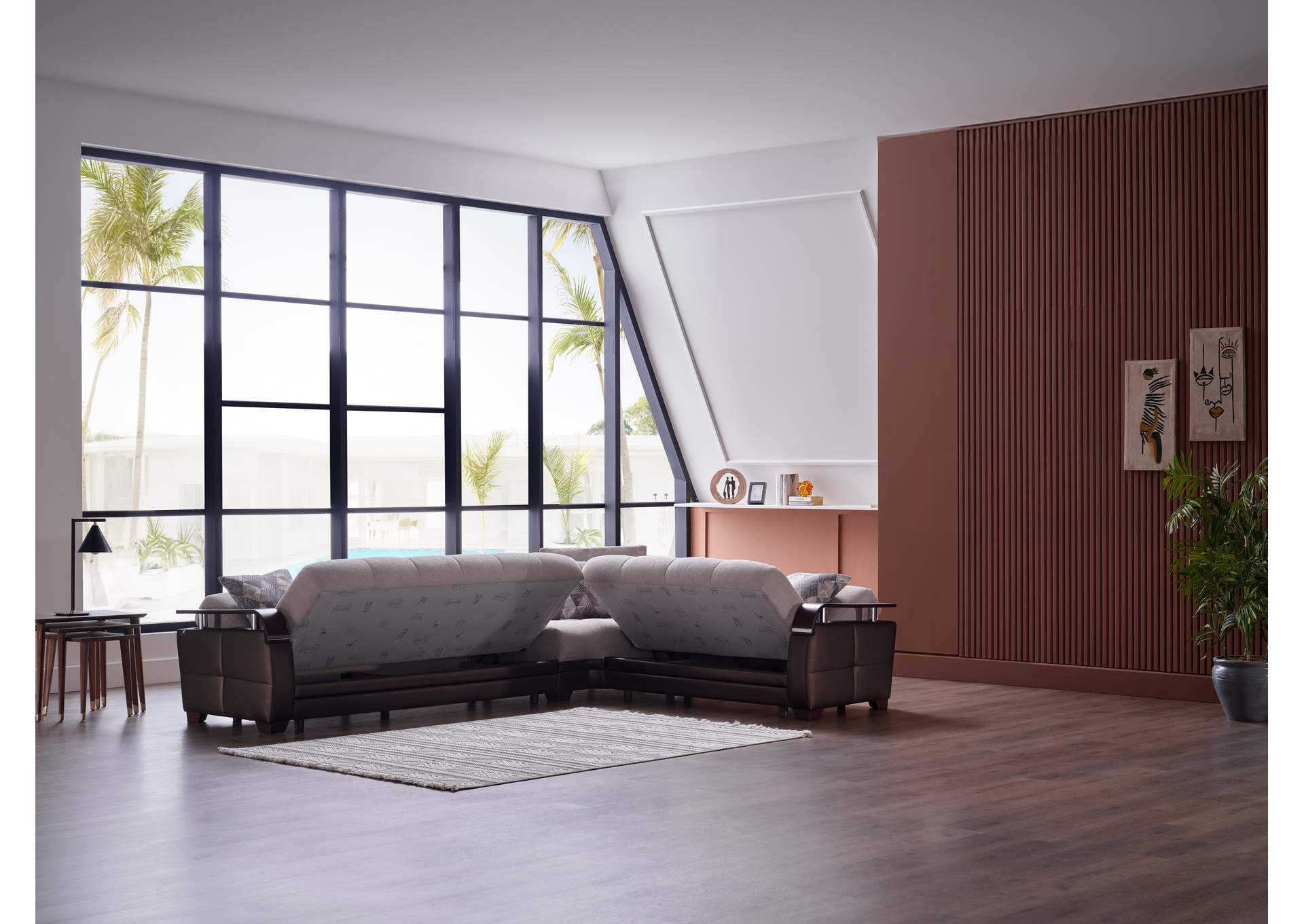 NATURAL SECTIONAL - NIVUS BEIGE - 4 PIECES image 5