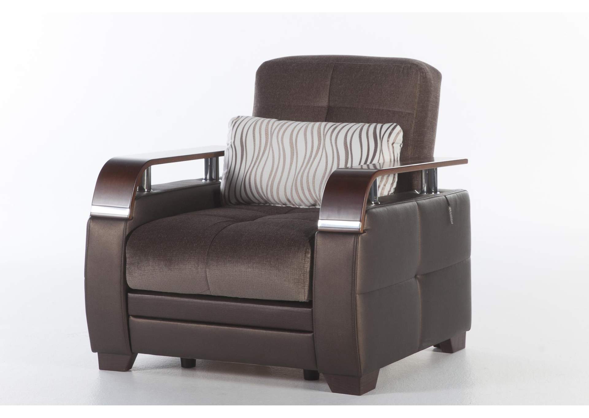 NATURAL ARMCHAIR - PRESTIGE BROWN - 2 PIECES image 4