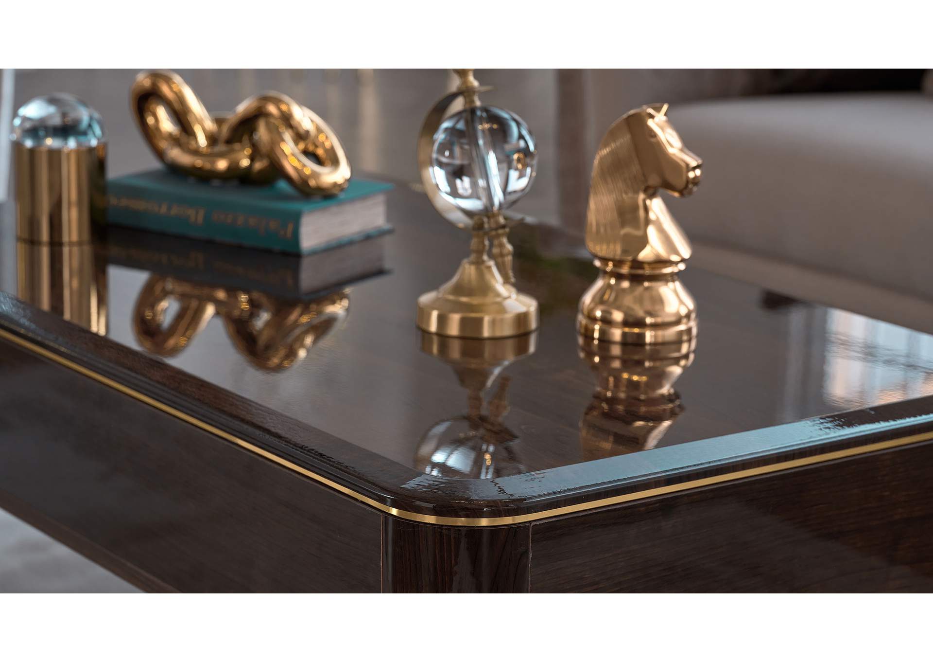 PLAZA COFFEE TABLE - PLAZA WALNUT image 1