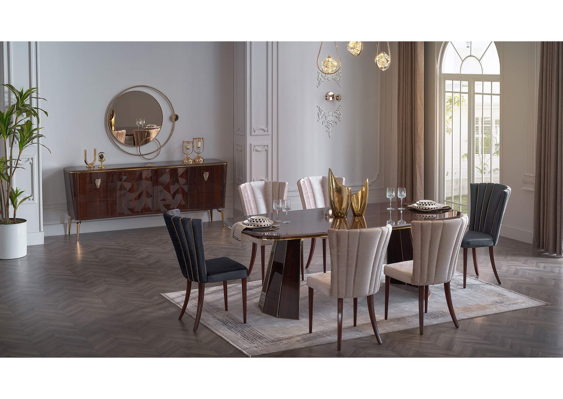 PLAZA BUFFET MIRROR - PLAZA TEKST image 3