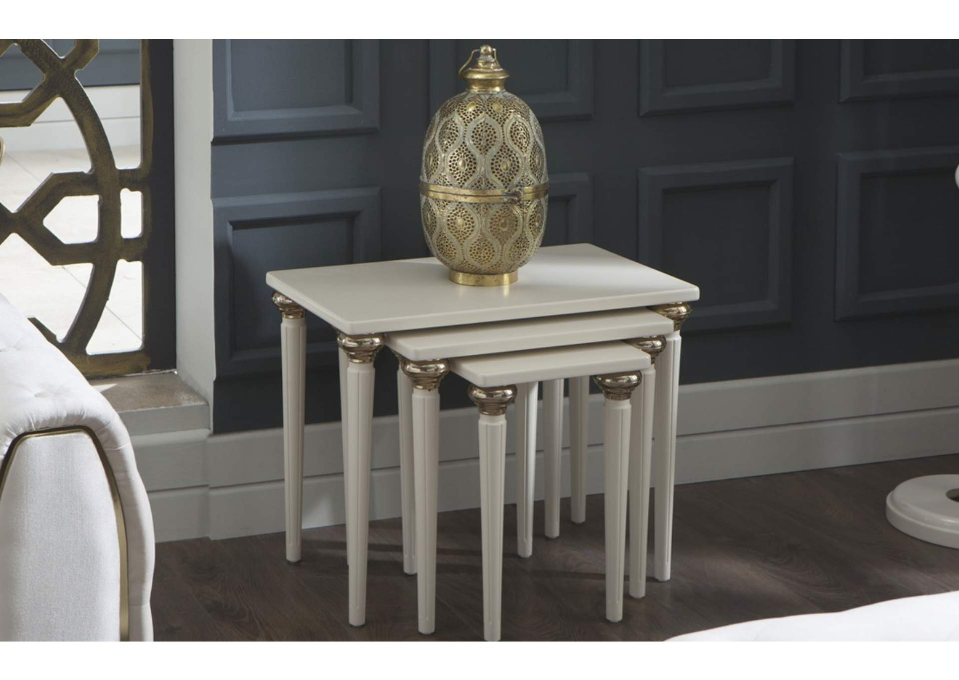 MISTRAL NESTING COFFEE TABLE - OPAK WHITE - 1 PIECE image 1