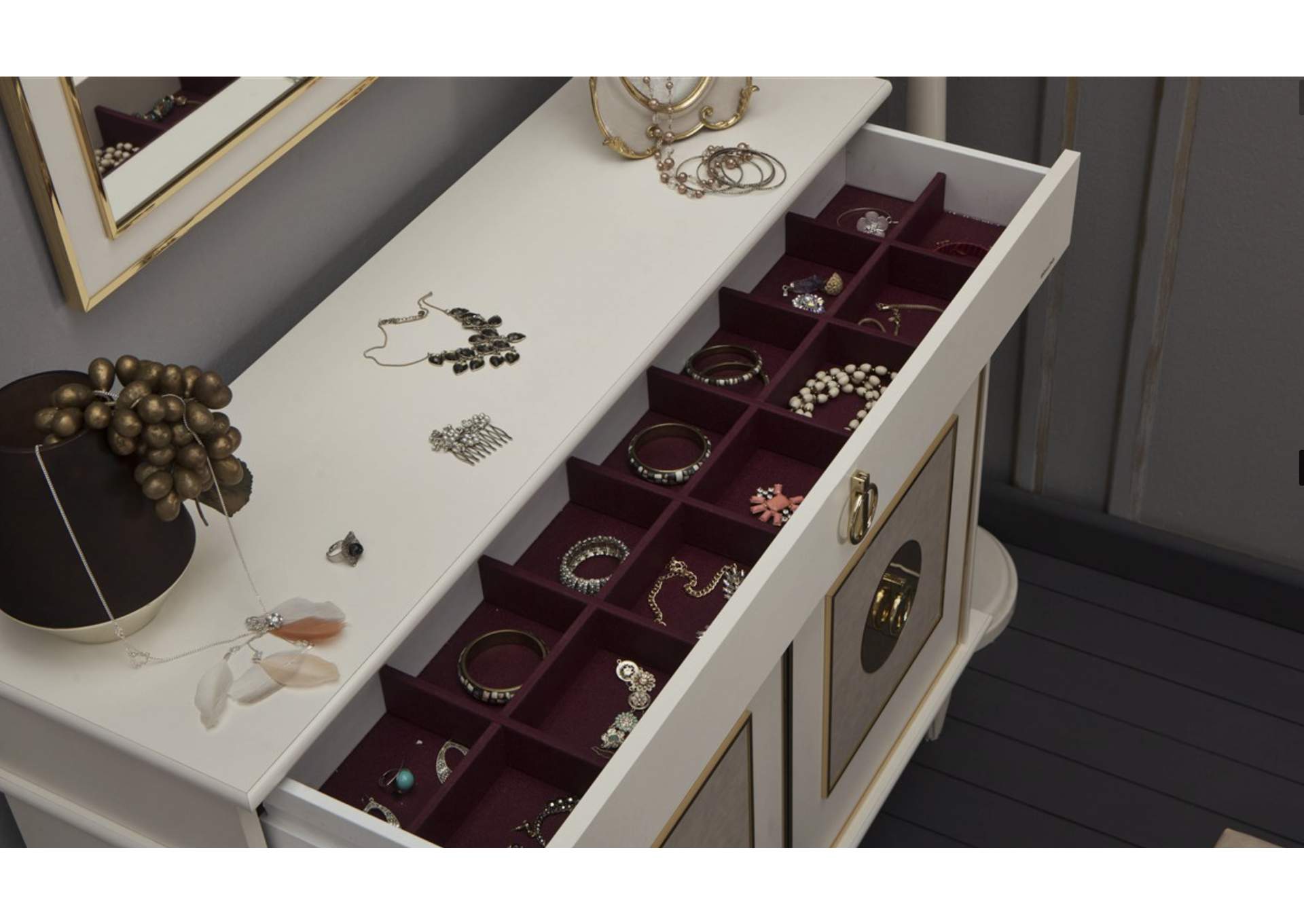 MISTRAL DRESSER - OPAK WHITE - 6 PIECES image 4