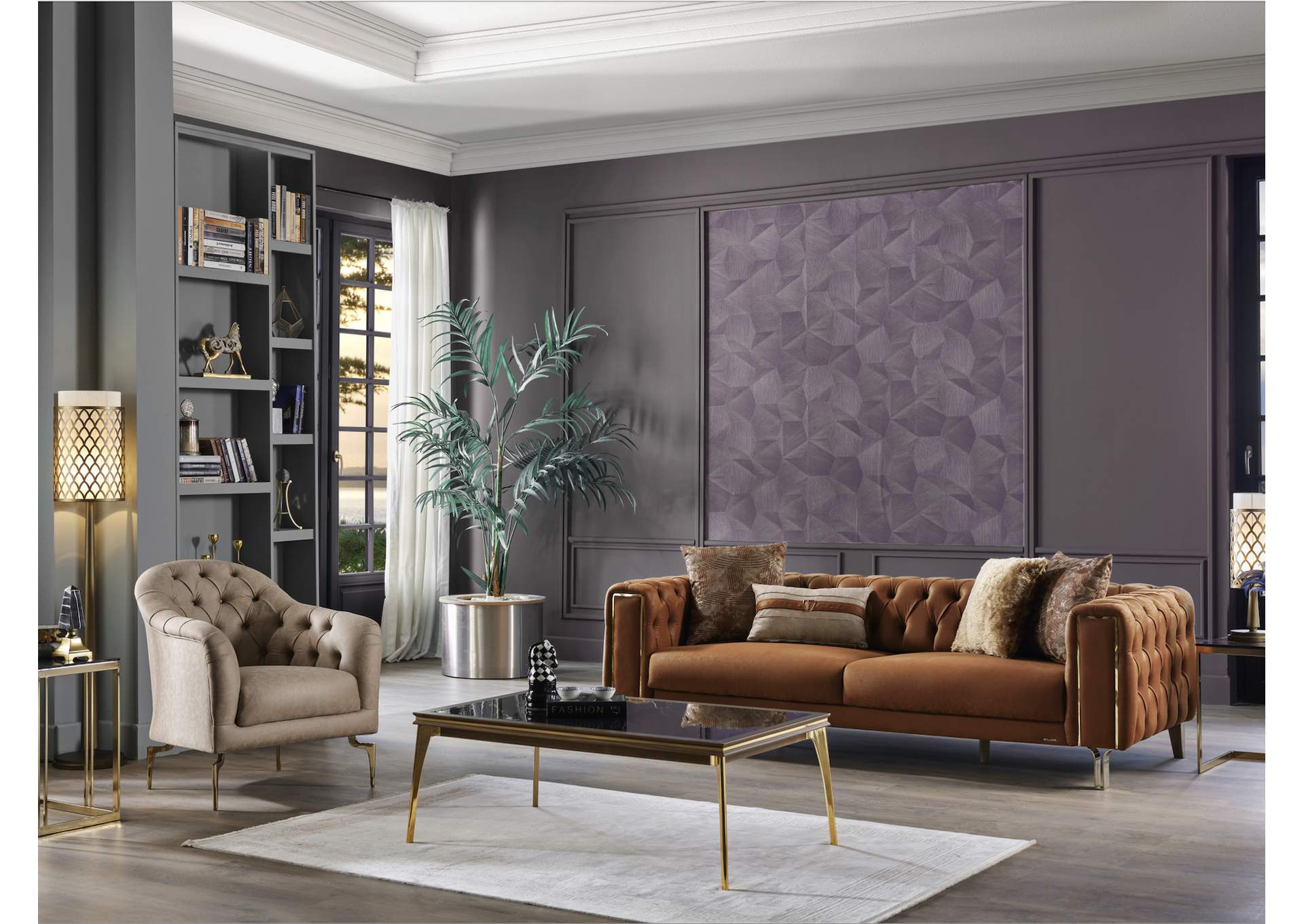 MONTEGO 3 SEAT SLEEPER - DARK BRICK - 2 PIECES image 9