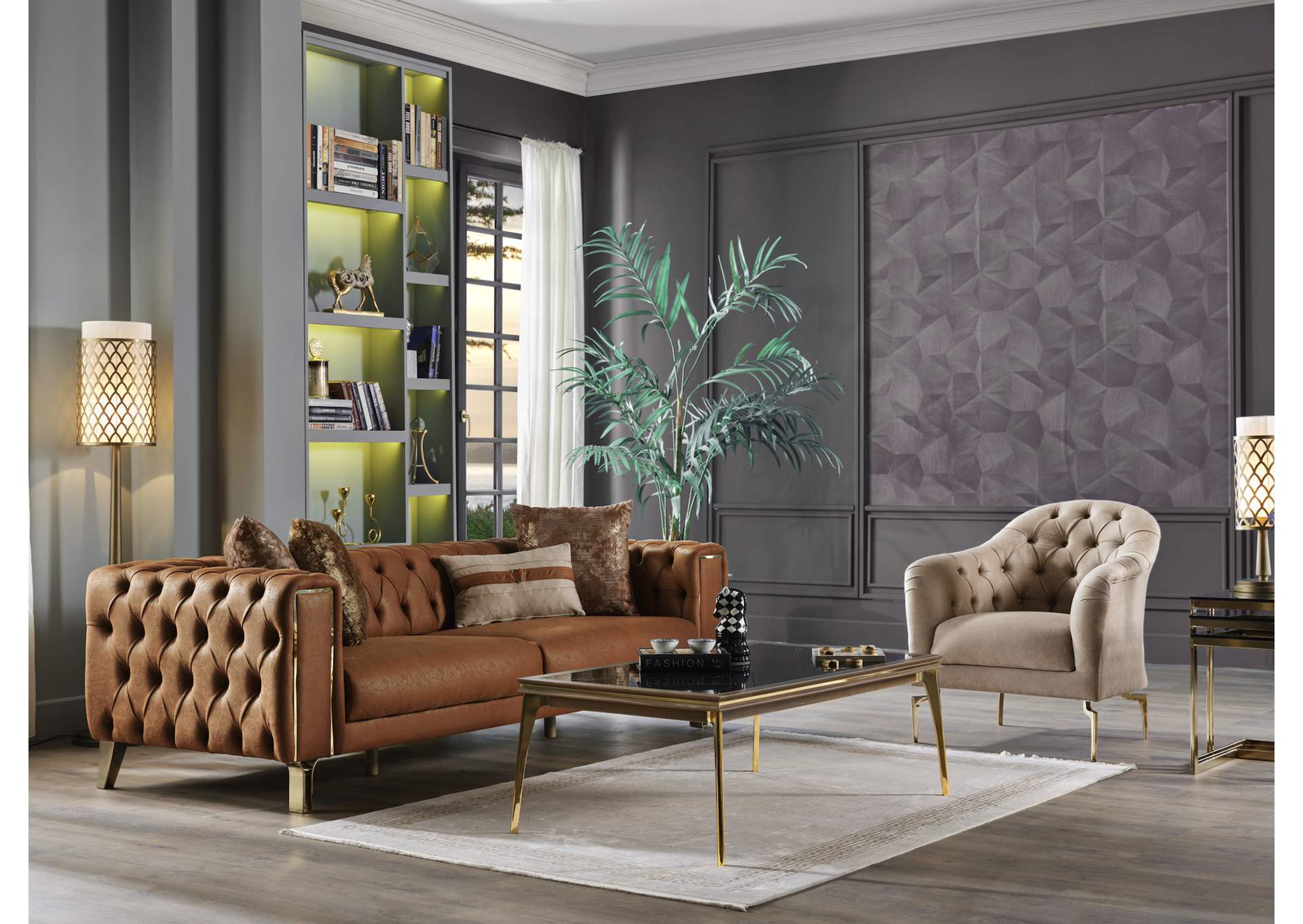 MONTEGO 3 SEAT SLEEPER - DARK BRICK - 2 PIECES image 8