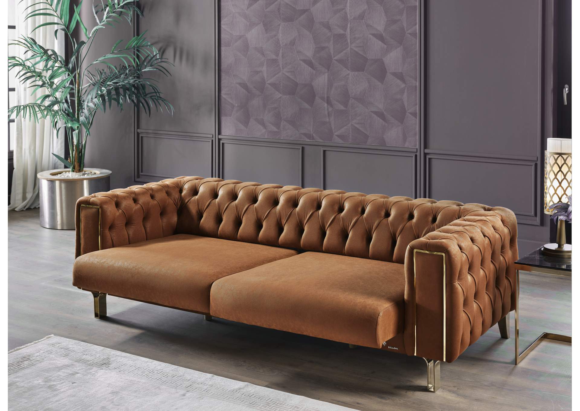 MONTEGO 3 SEAT SLEEPER - DARK BRICK - 2 PIECES image 6