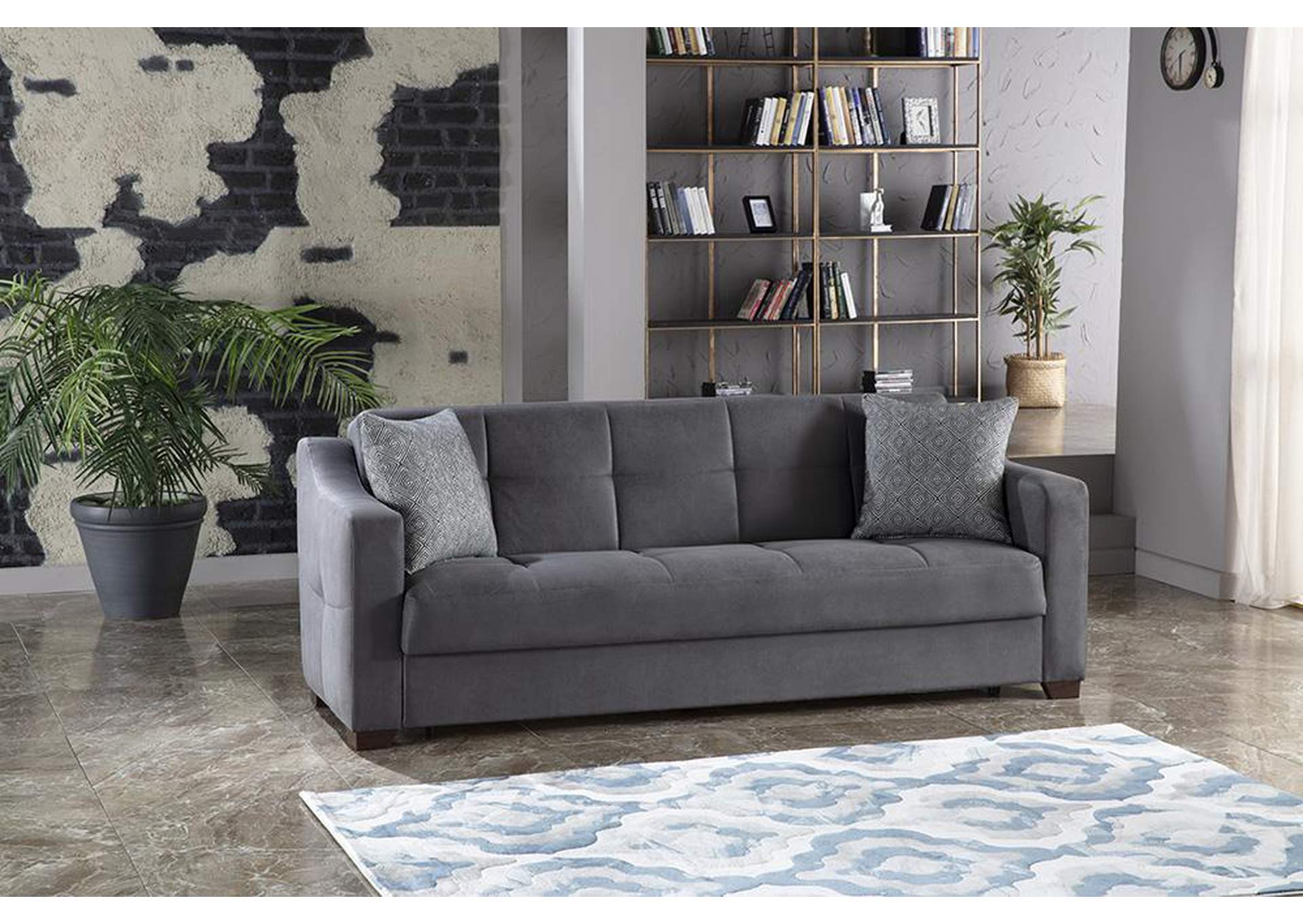 TAHOE 3 SEAT SLEEPER - MELSON DARK GRAY - 2 PIECES image 4