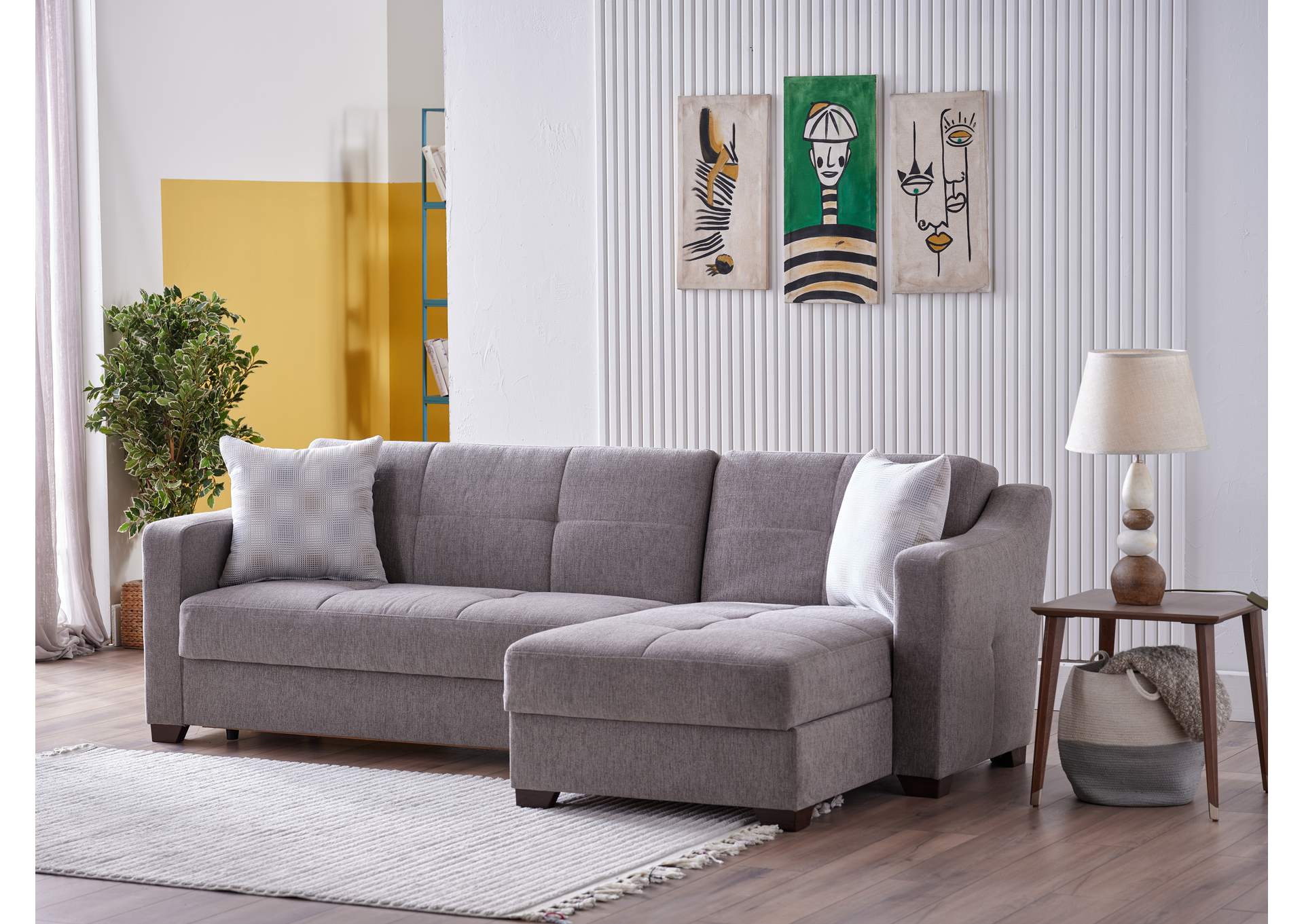 TAHOE SECTIONAL - VERDERIO DARK GRAY image 1