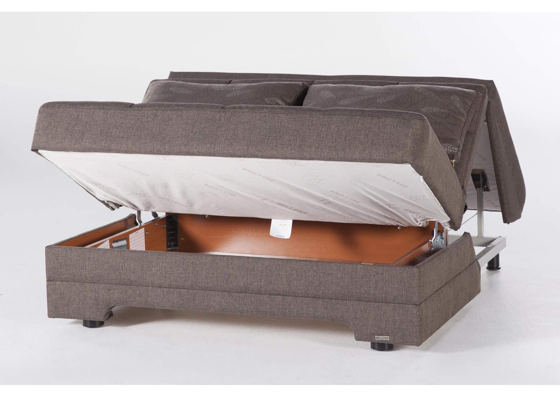 TWIST LOVE SEAT - ASTORAL L BROWN - 1 PIECE image 1