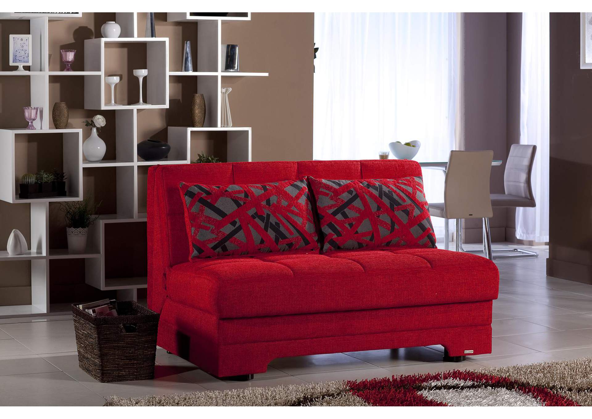 TWIST LOVE SEAT - STORY RED - 1 PIECE image 3