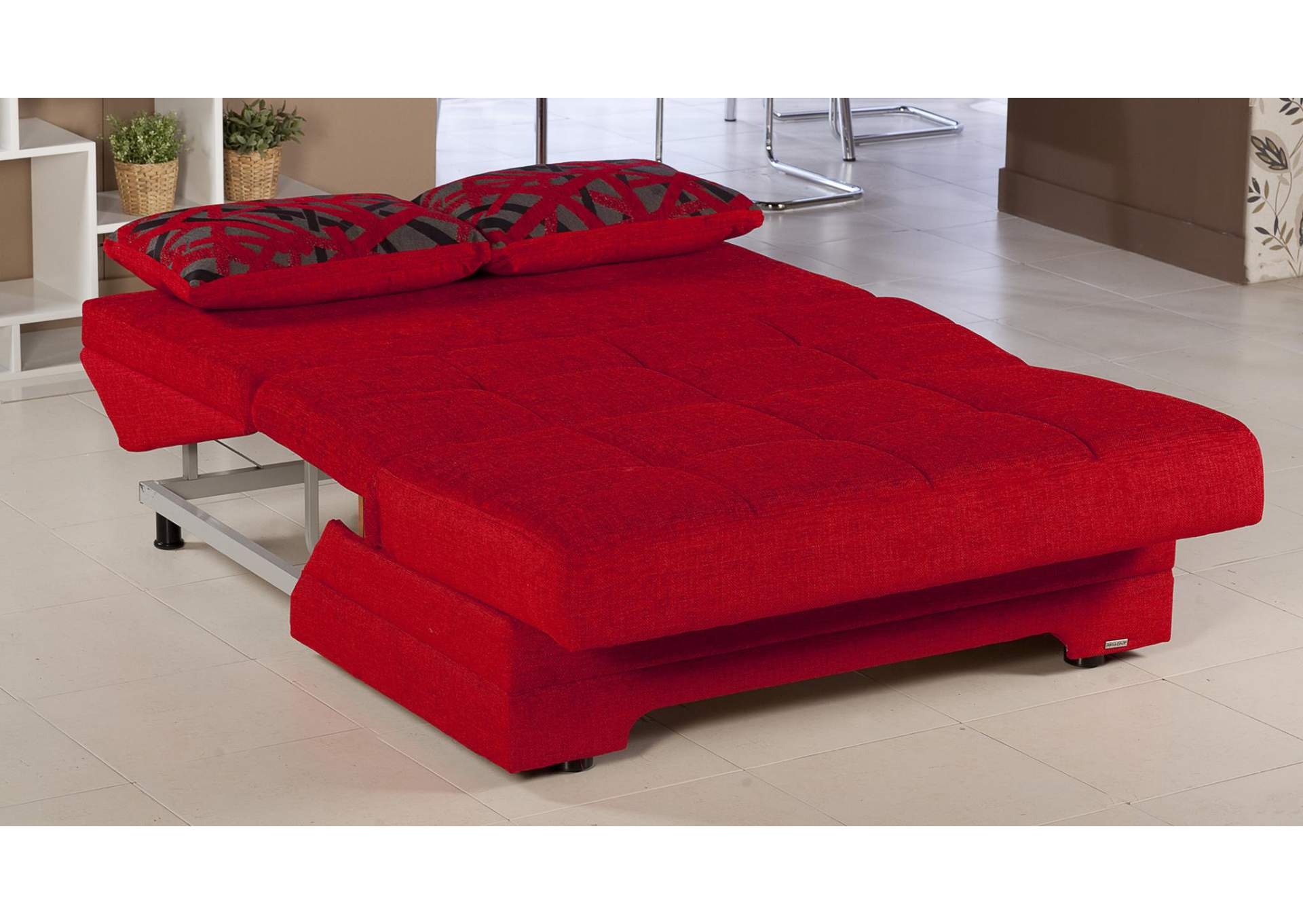 TWIST LOVE SEAT - STORY RED - 1 PIECE image 1