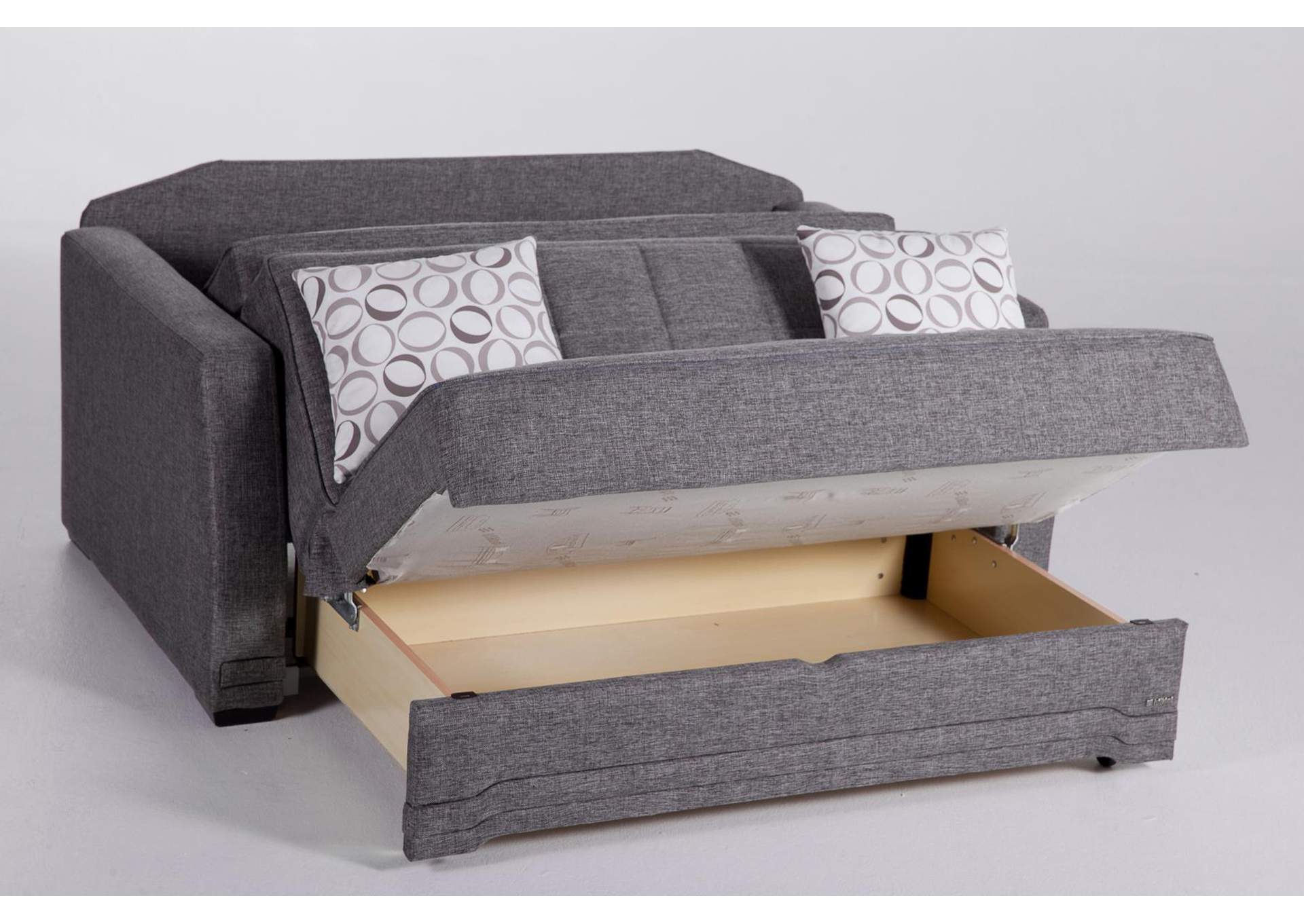 VALERIE LOVE SEAT - DIEGO GRAY - 3 PIECES image 4