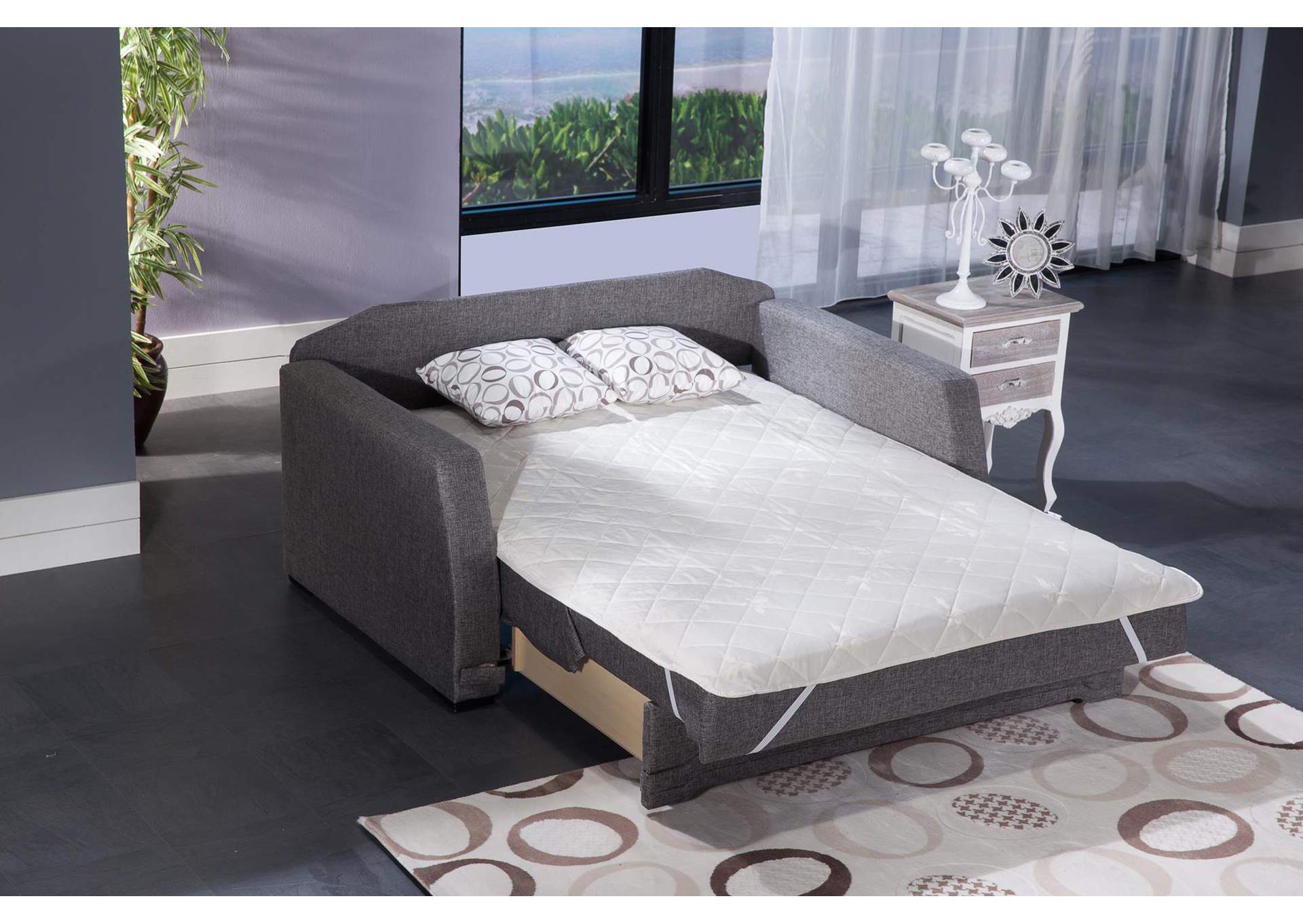 VALERIE LOVE SEAT - DIEGO GRAY - 3 PIECES image 6