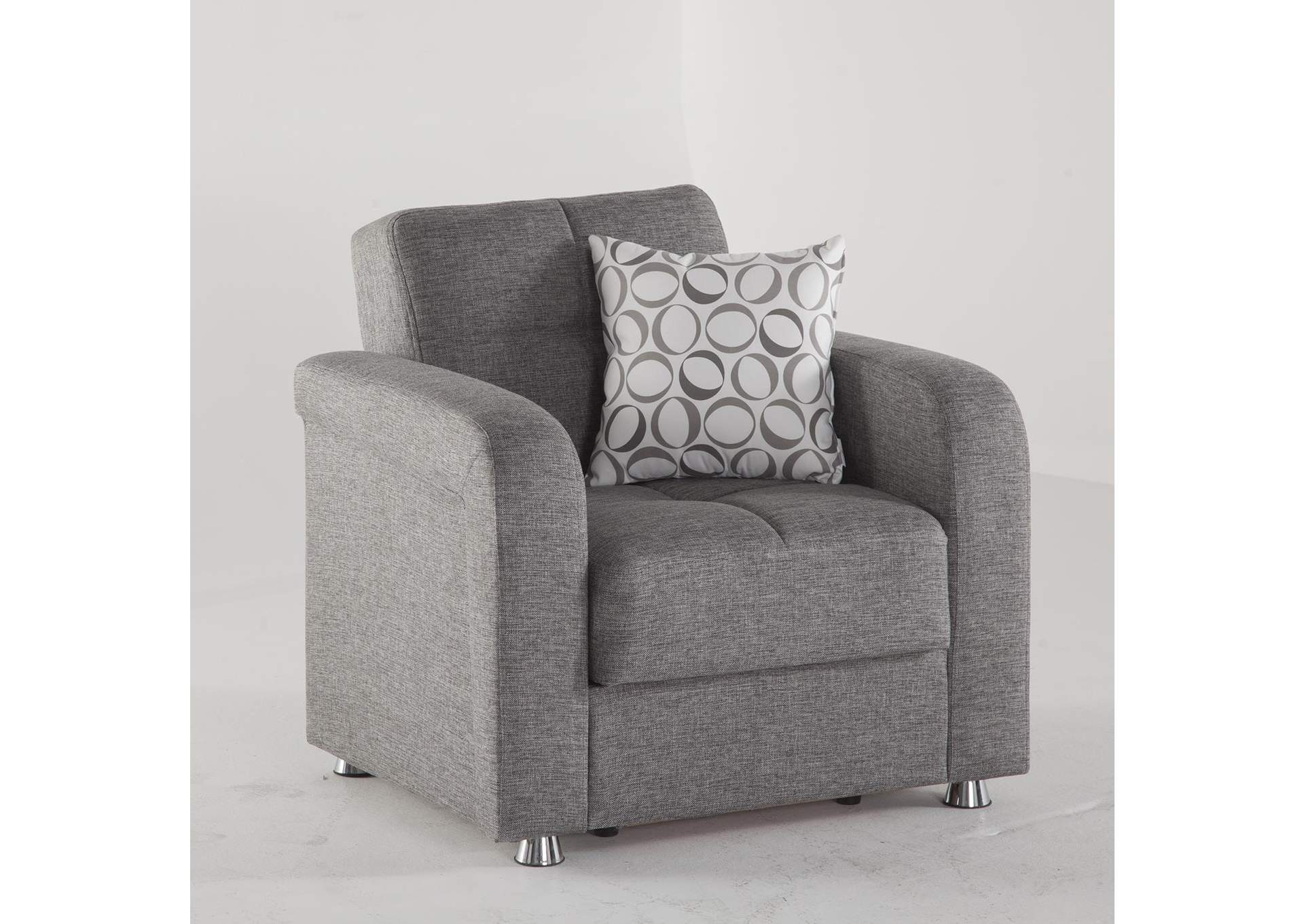 VISION ARMCHAIR - DIEGO GRAY - 2 PIECES image 4