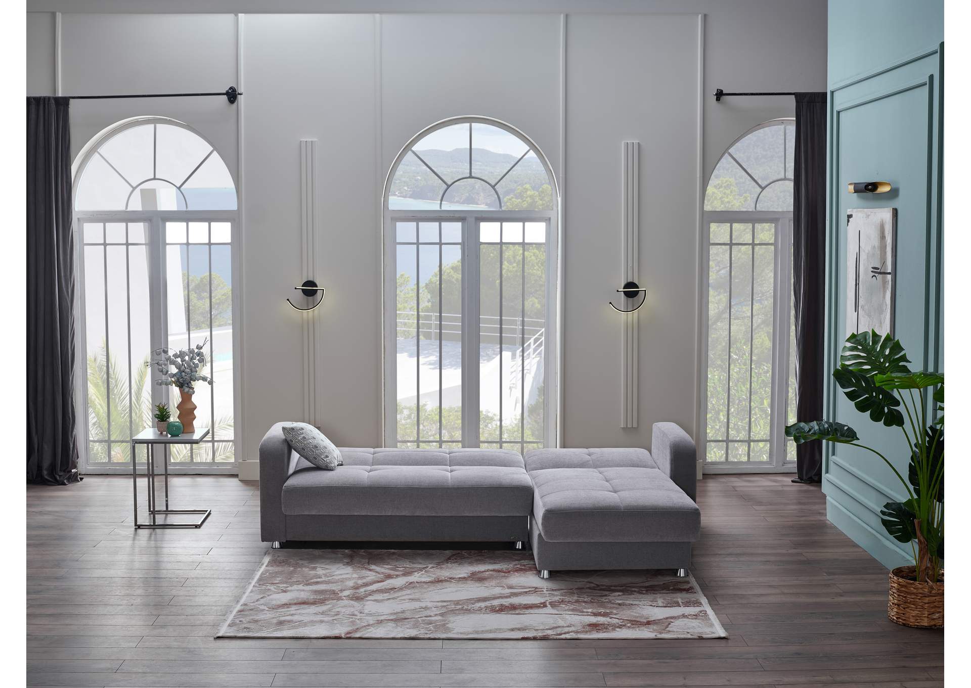 VISION SECTIONAL CHAISE PART - KOOPSI GRAY image 6