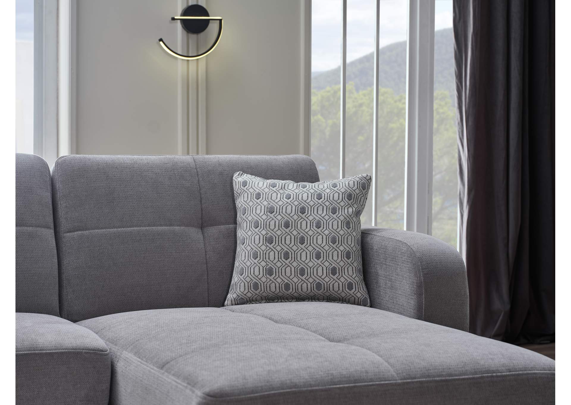 VISION SECTIONAL CHAISE PART - KOOPSI GRAY image 8