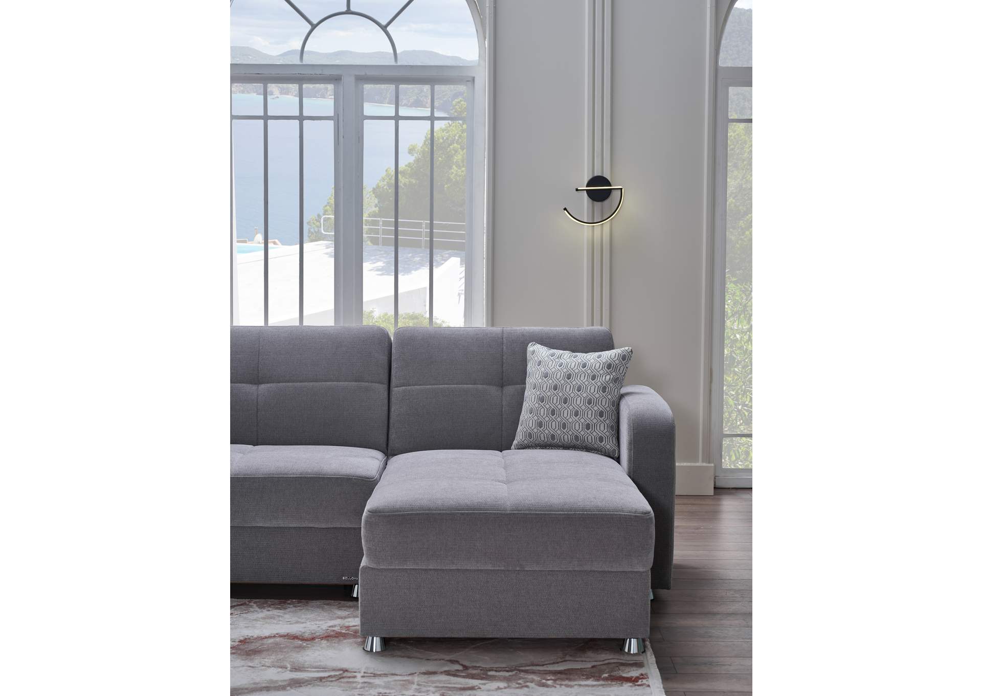 VISION SECTIONAL CHAISE PART - KOOPSI GRAY image 9