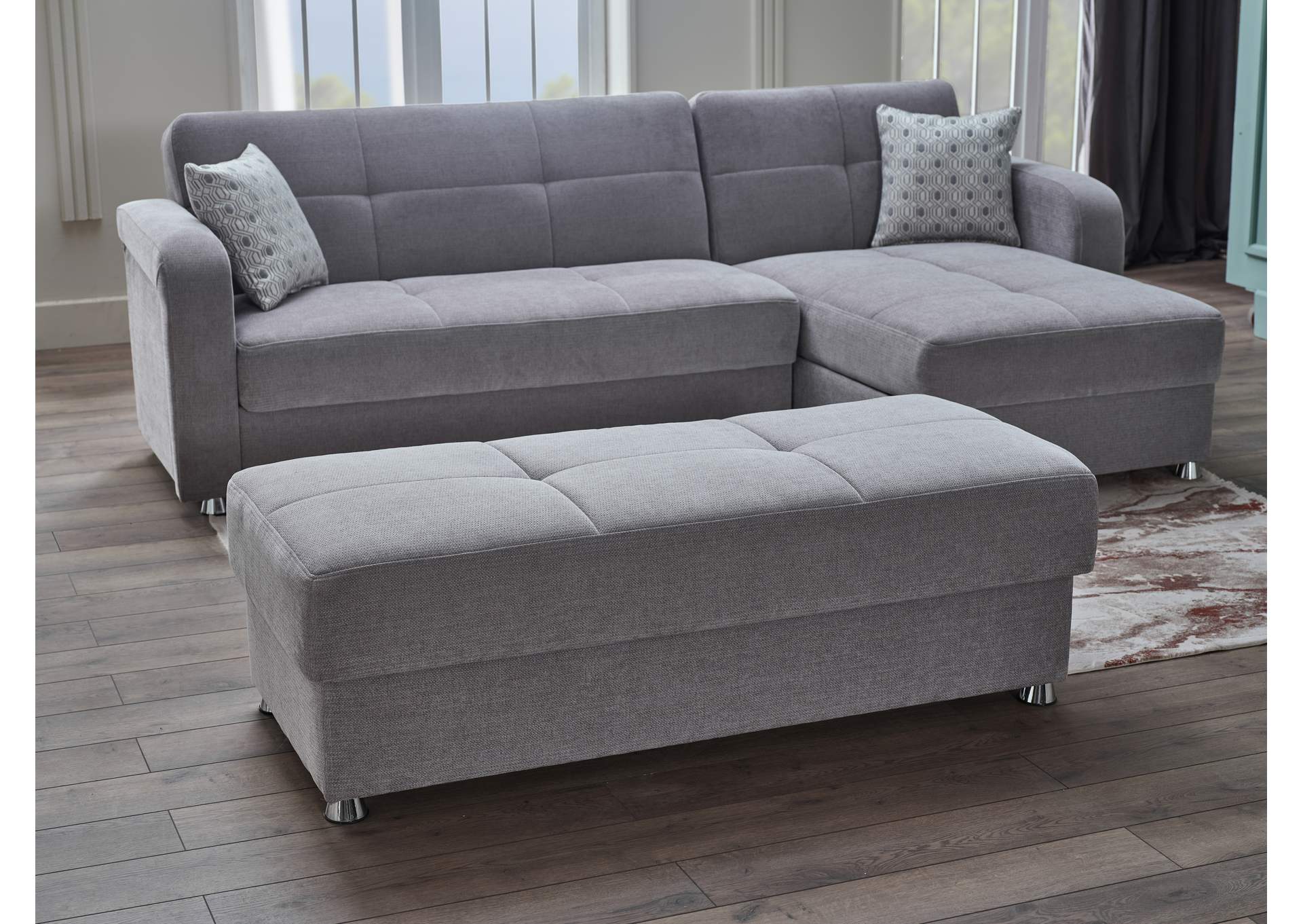 VISION SECTIONAL CHAISE PART - KOOPSI GRAY image 7