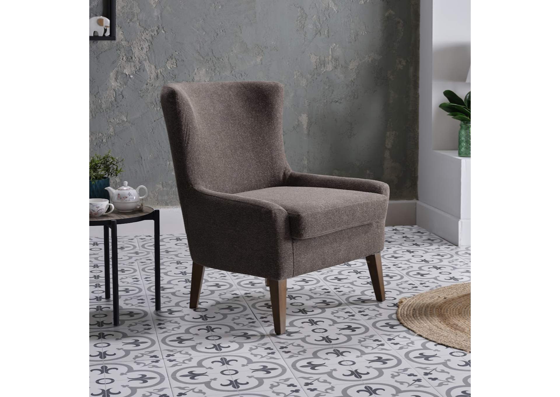 CANYON ACCENT CHAIR - REVERE BROWN image 1