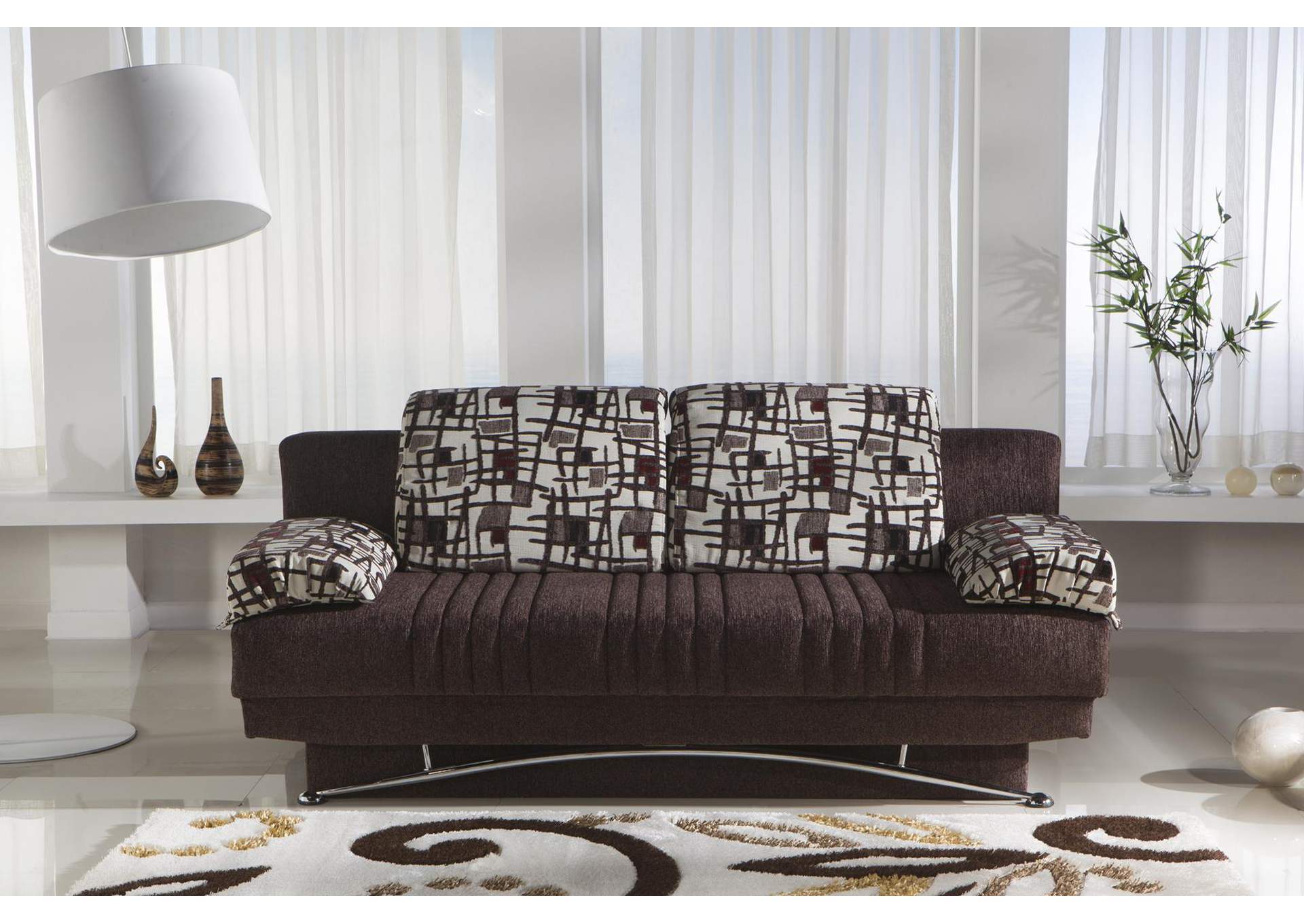 FANTASY 3 SEAT SLEEPER - ARISTO BURGUNDY - 1 PIECE image 3