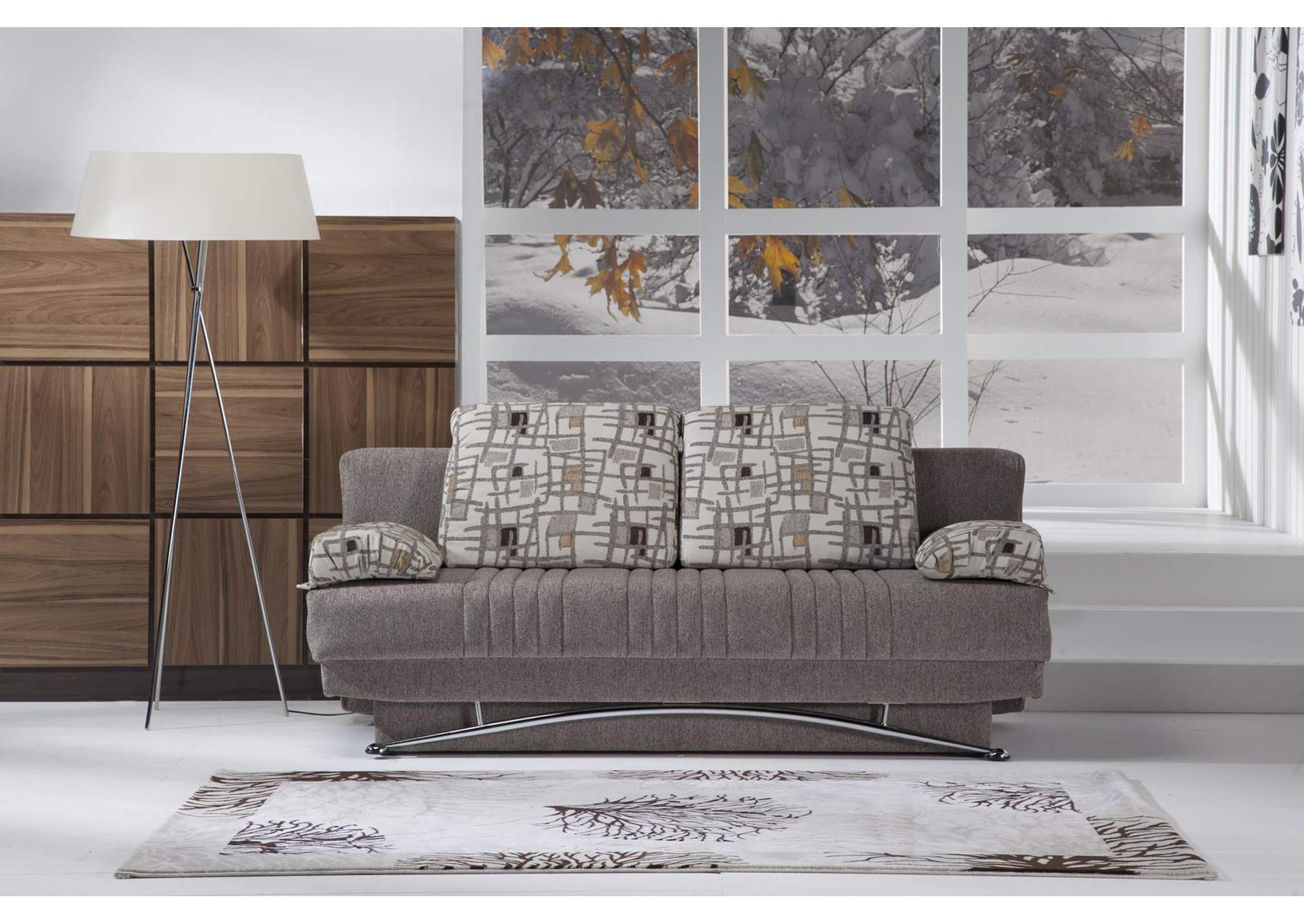 FANTASY 3 SEAT SLEEPER - ARISTO LIGHT BROWN - 1 PIECE image 3