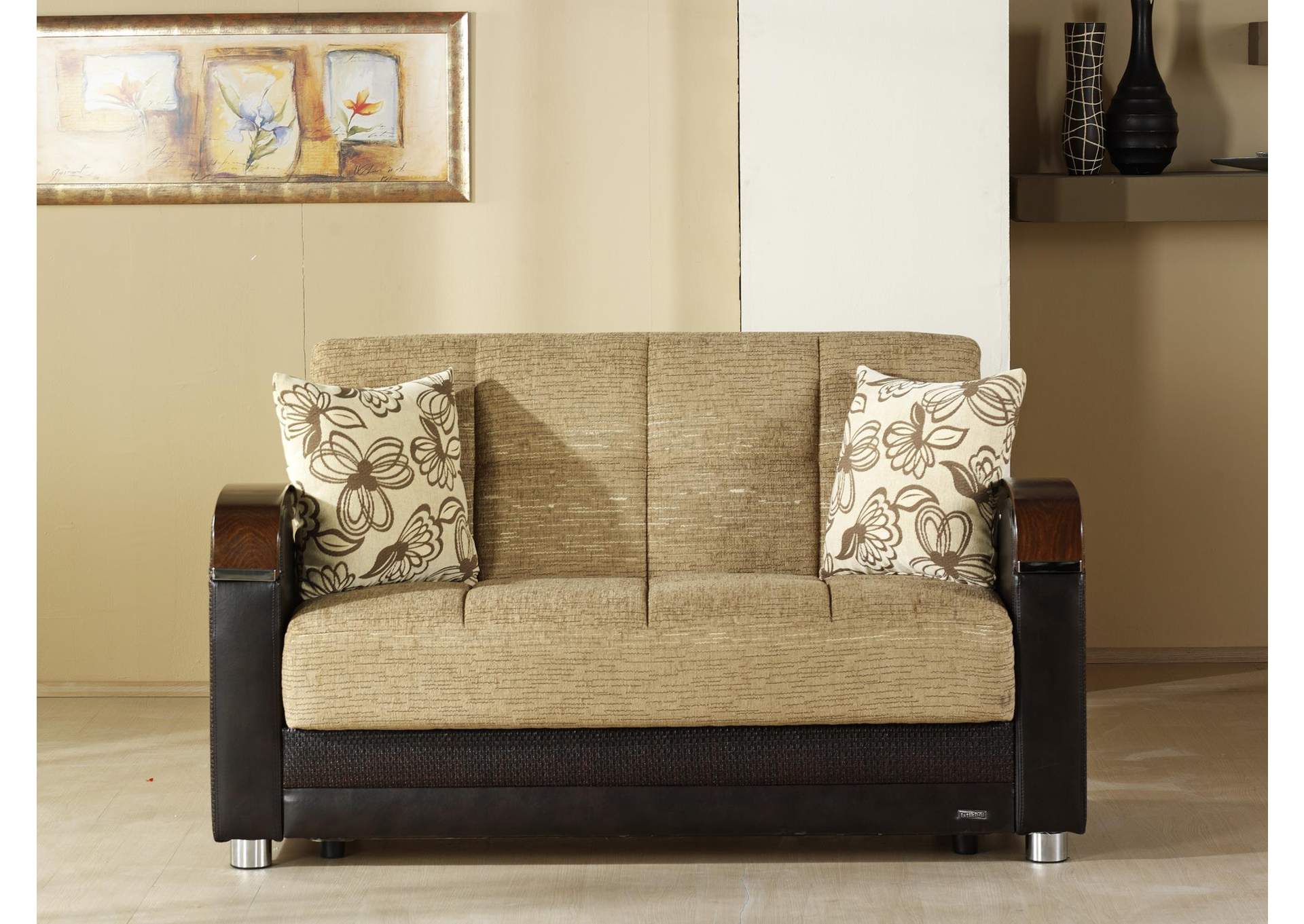 LUNA LOVE SEAT - FULYA BROWN - 2 PIECES image 4