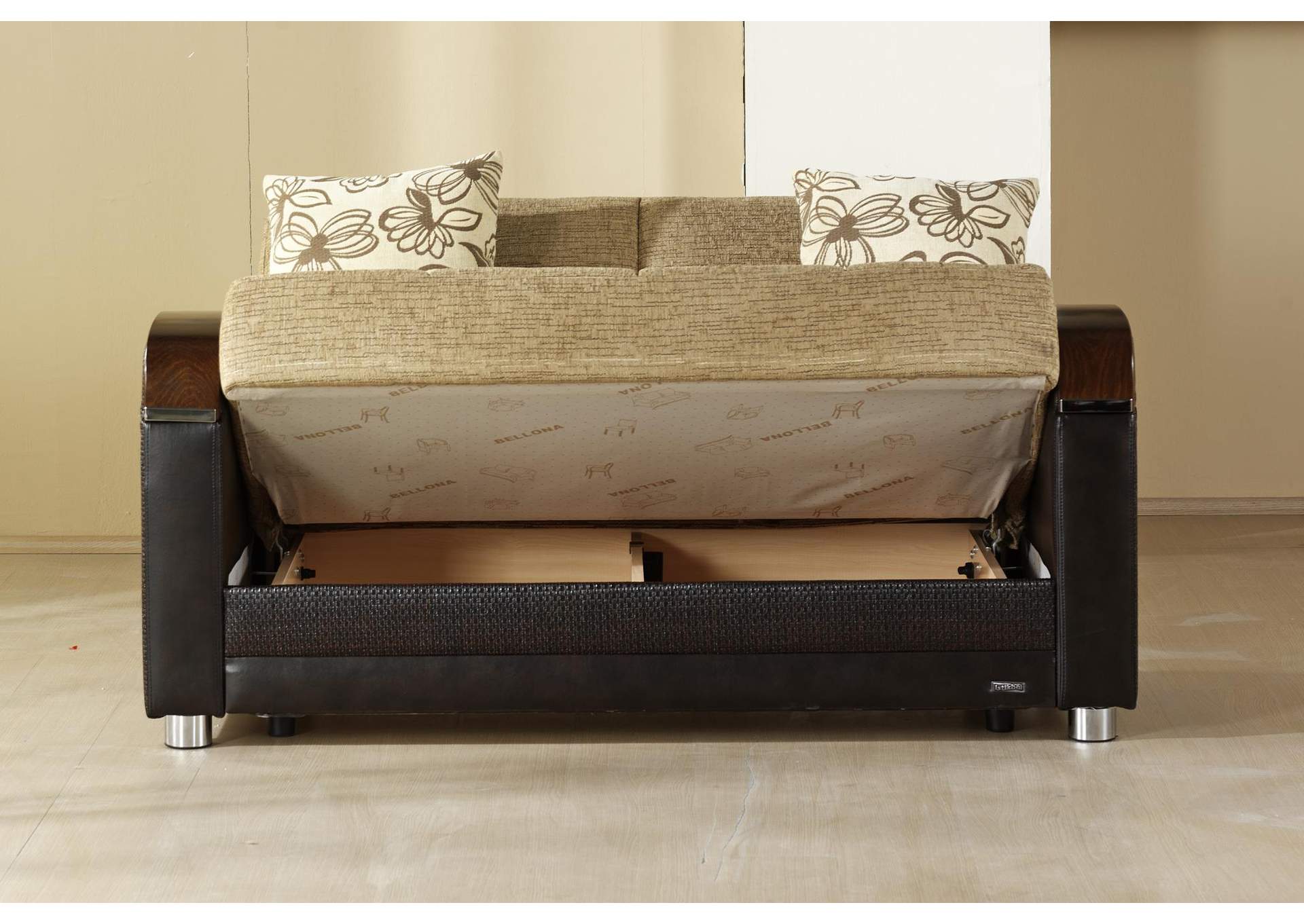 LUNA LOVE SEAT - FULYA BROWN - 2 PIECES image 1