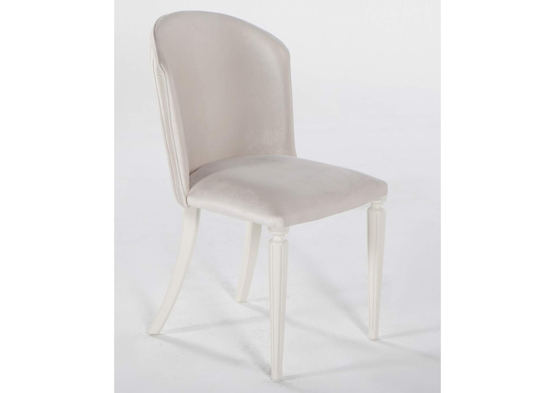 MISTRAL 6114 DINING CHAIR - OPAK WHITE DUCA CREAM - 2 PIECES image 3