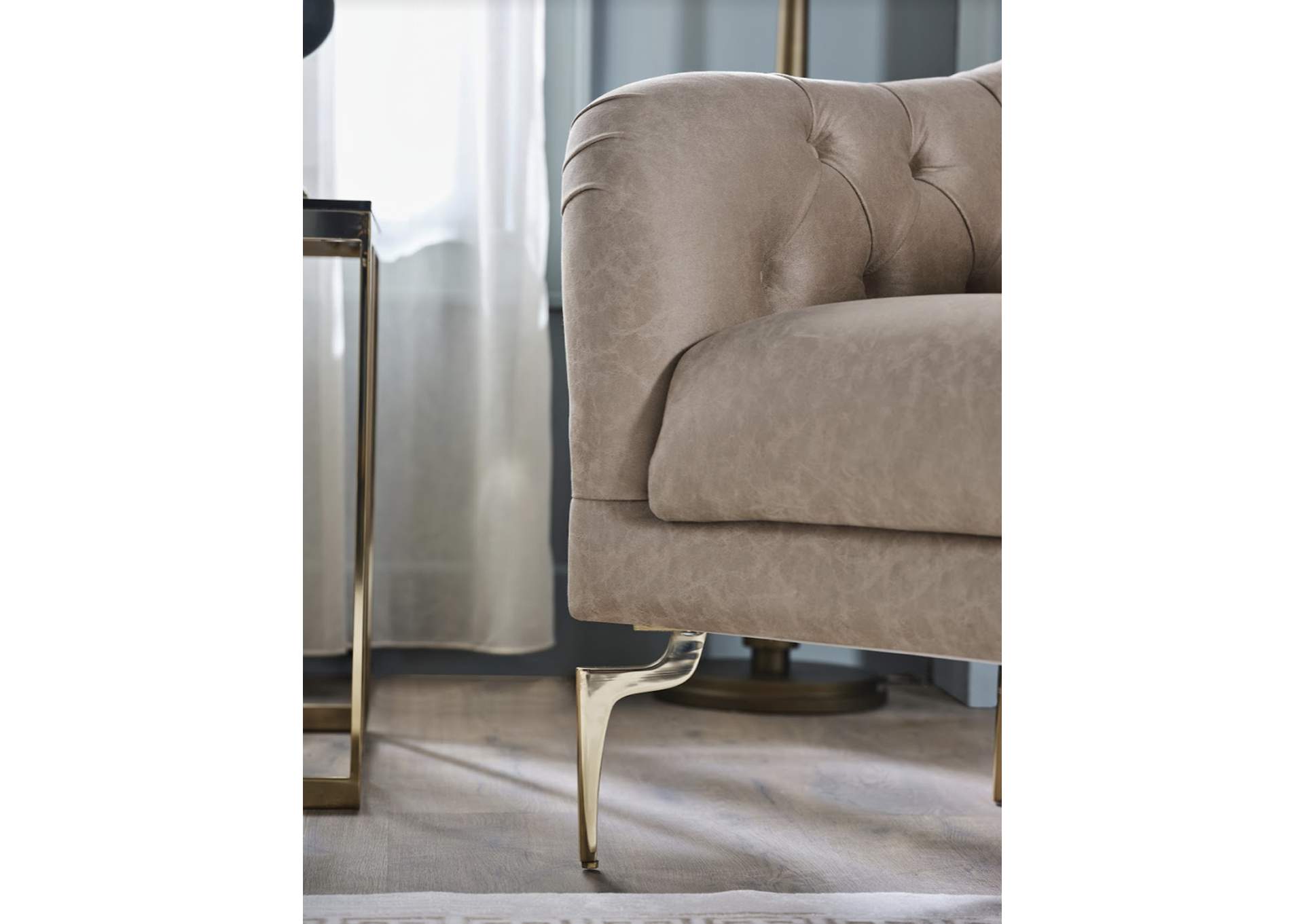 MONTEGO ACCENT CHAIR - DARK VIZON - 2 PIECES image 5