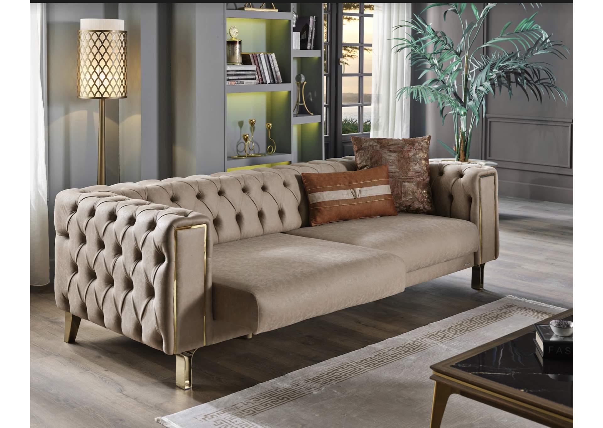 MONTEGO 3 SEAT SLEEPER - DARK VIZON - 2 PIECES image 6