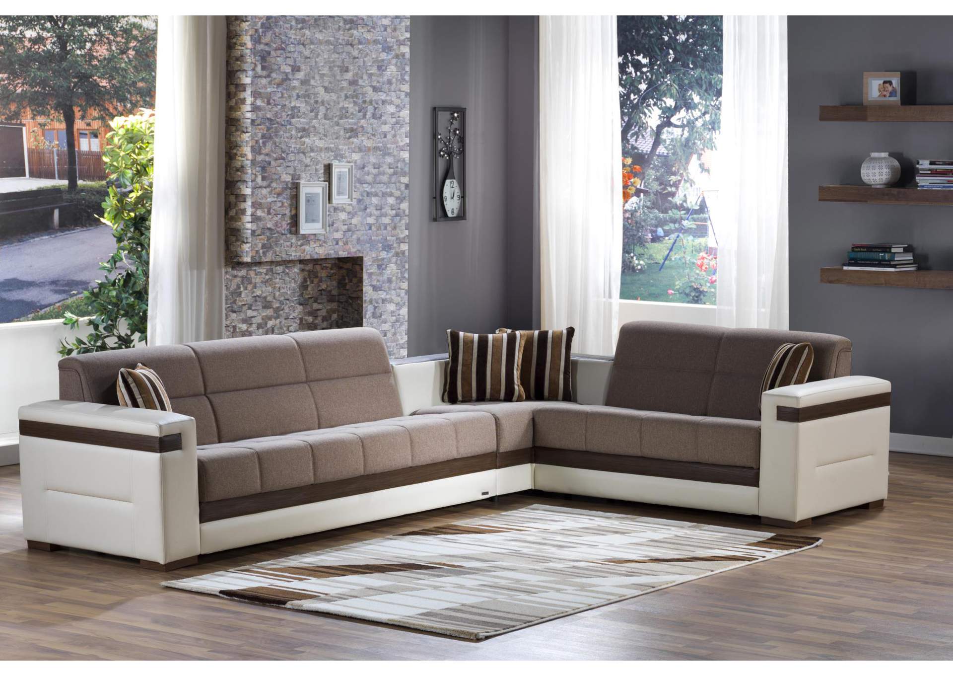 MOON SECTIONAL - PLATIN MUSTARD - 4 PIECES image 4