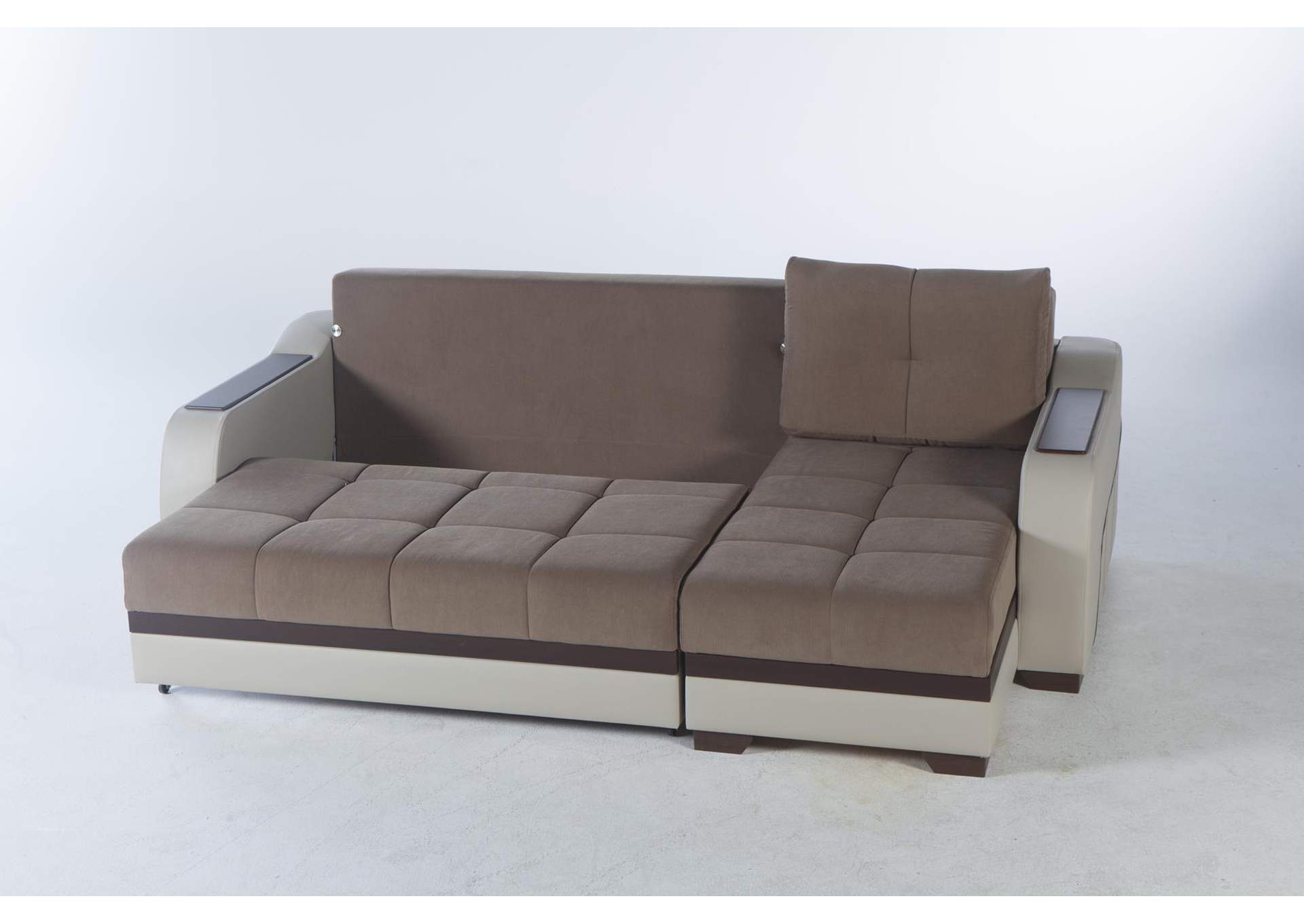 ULTRA SECTIONAL - OPTIMUM BROWN - 4 PIECES image 5