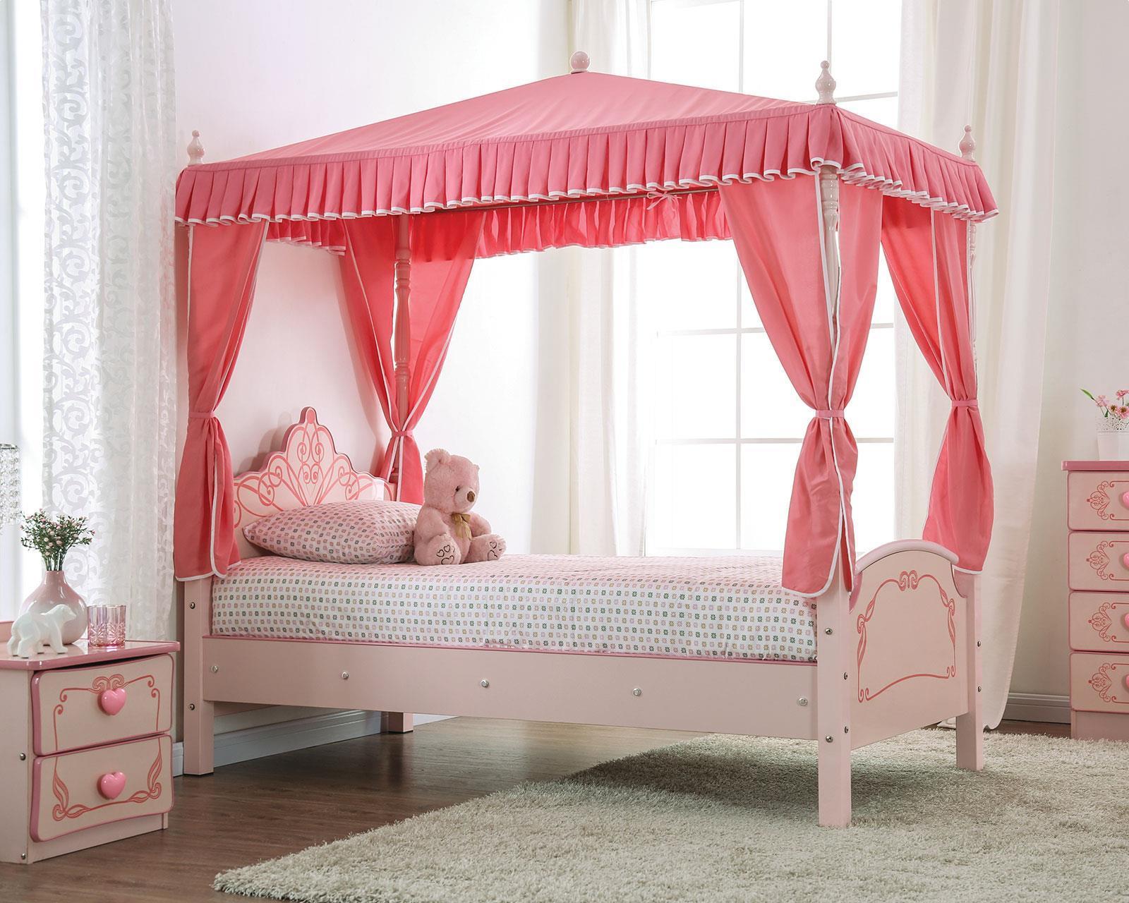 Canopy Pink Princess Bed image 1