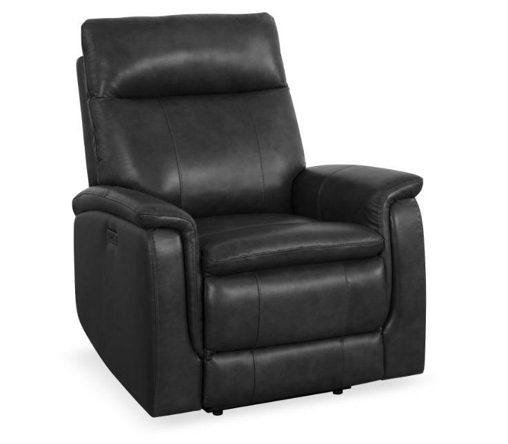Man Wah Swivel Glider Leather Recliner