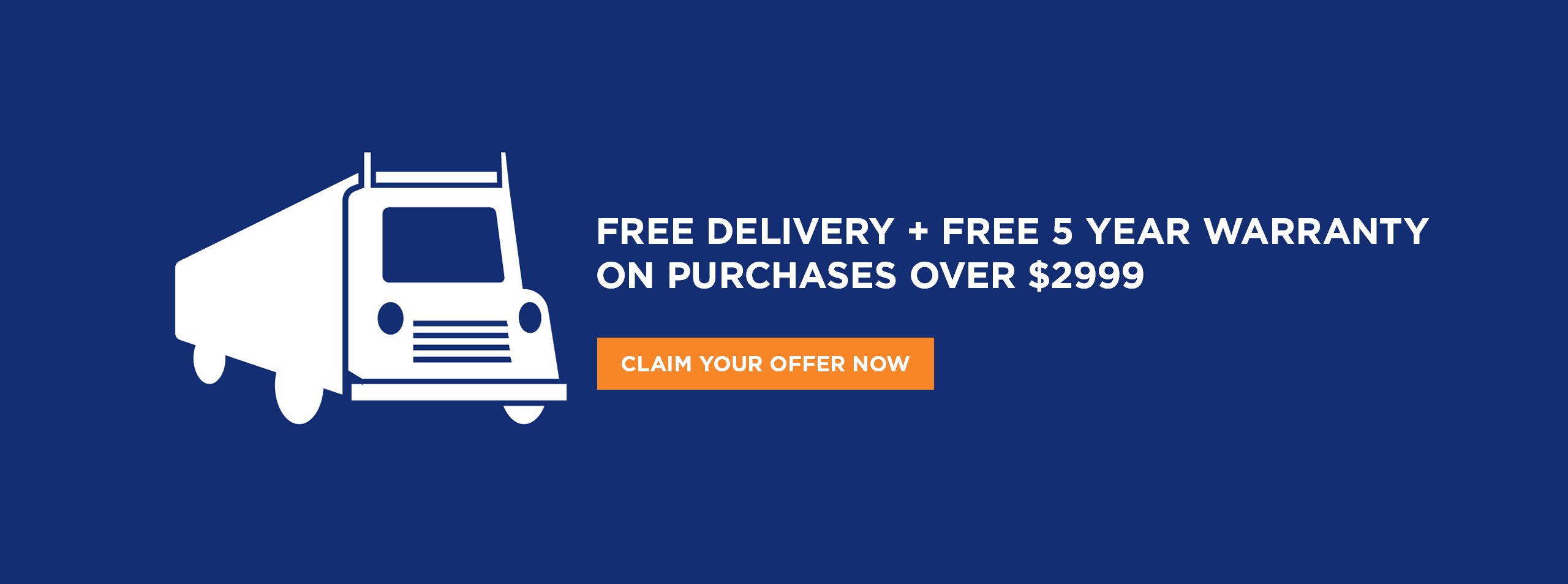 Free Delivery + Free 5 Year Warranty - Claim Your Offer Now!