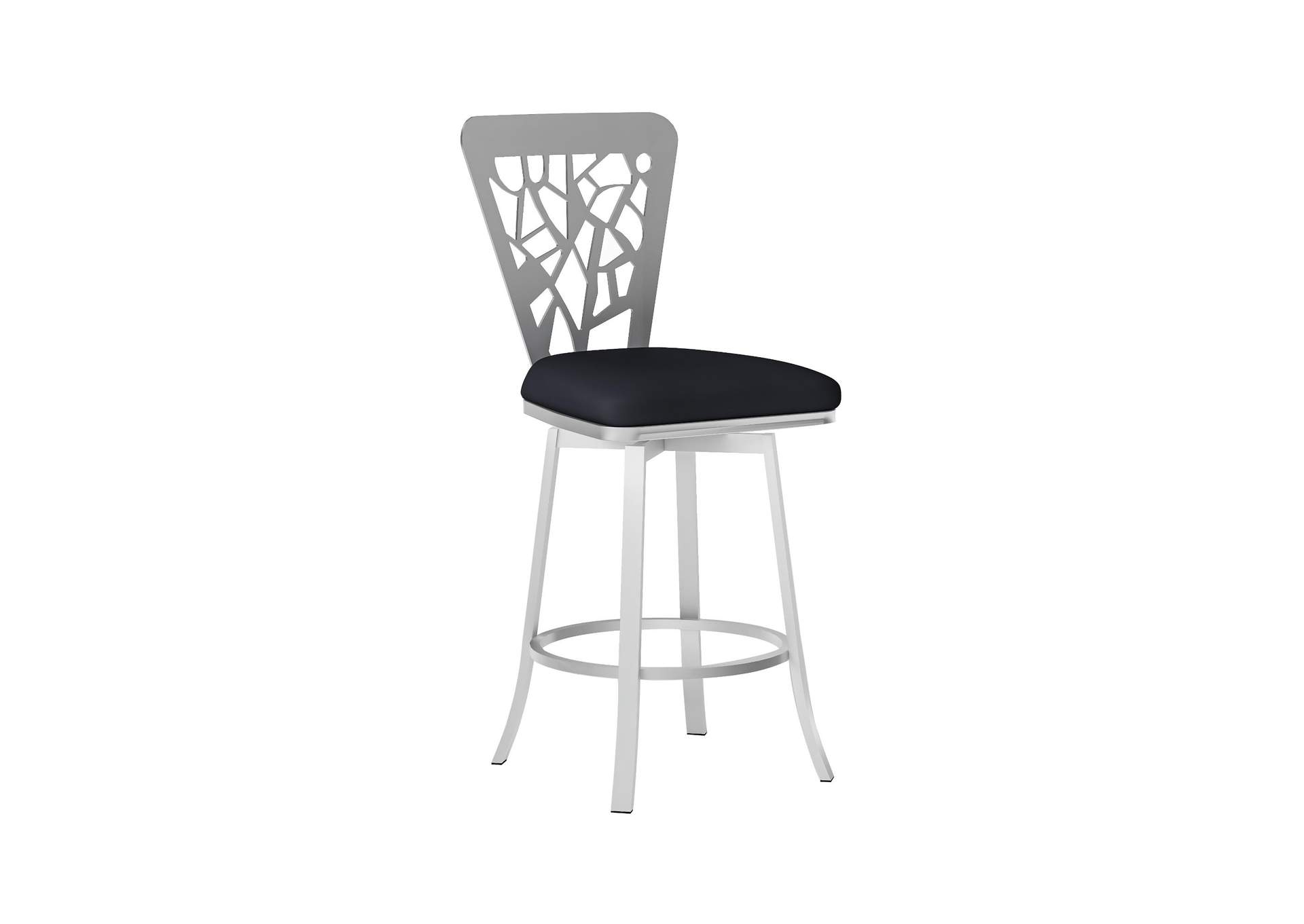 Laser Cut Back Memory Swivel Counter Stool image 3