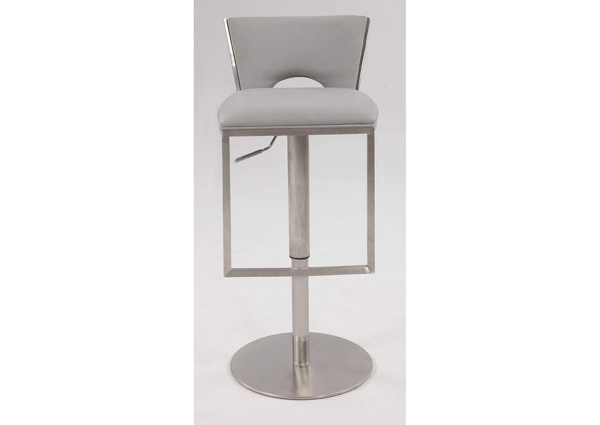 Low Back Upholstered Pneumatic-Adjustable Stool image 1