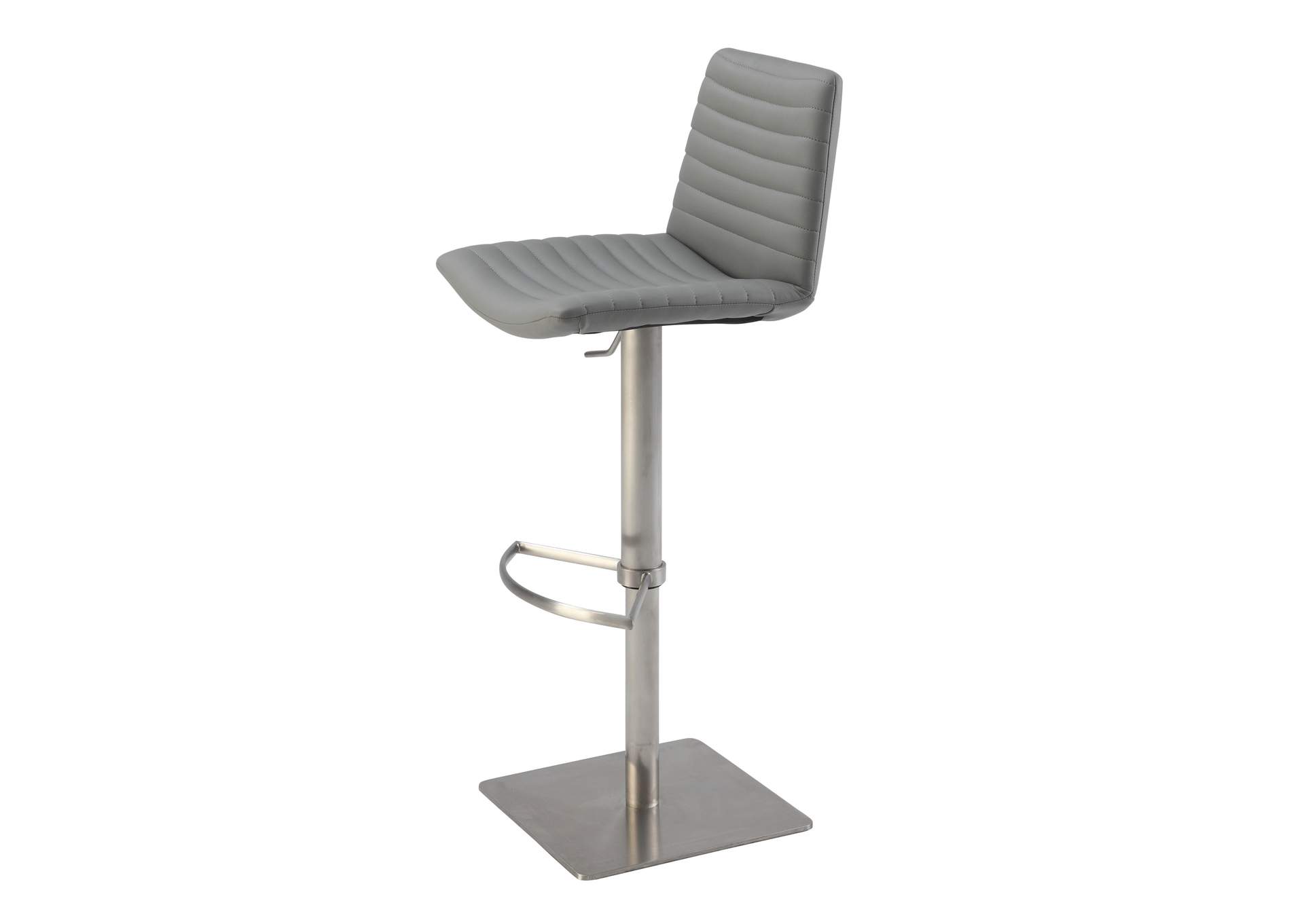 Ribbed Back And Seat Pneumatic-Adjustable Stool image 4